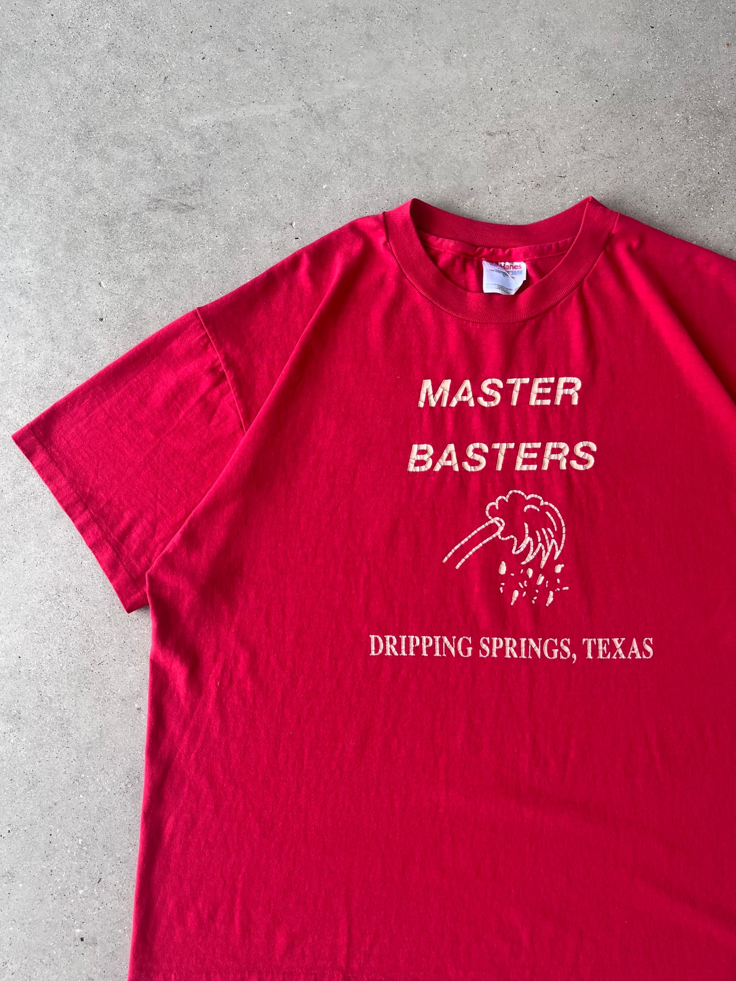 Vintage 90s "Master Baster" Funny Tee - XL