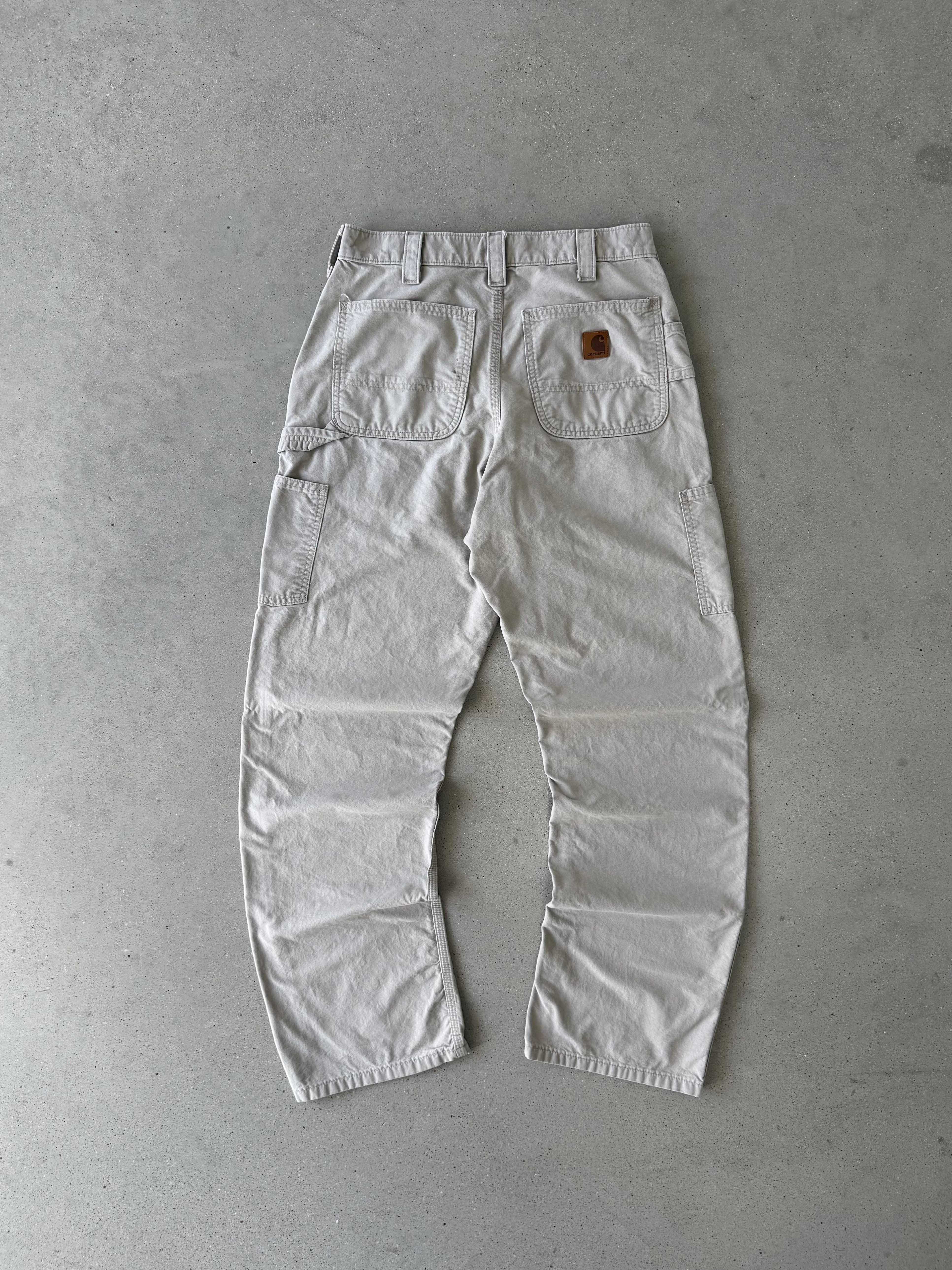 Vintage Carhartt Off-white Carpenter Pants - 31x33