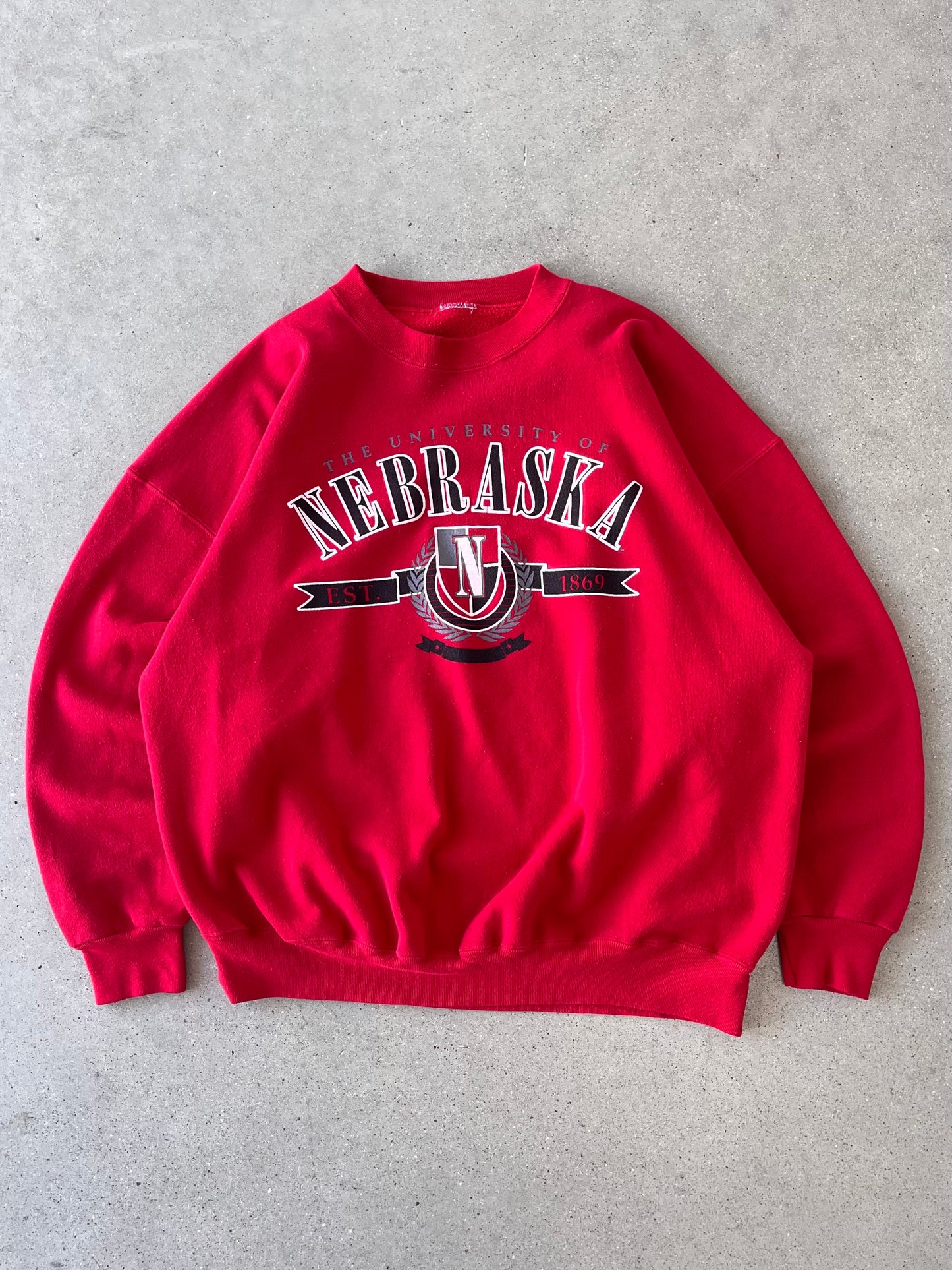 Vintage University of Nebraska Crewneck - XL