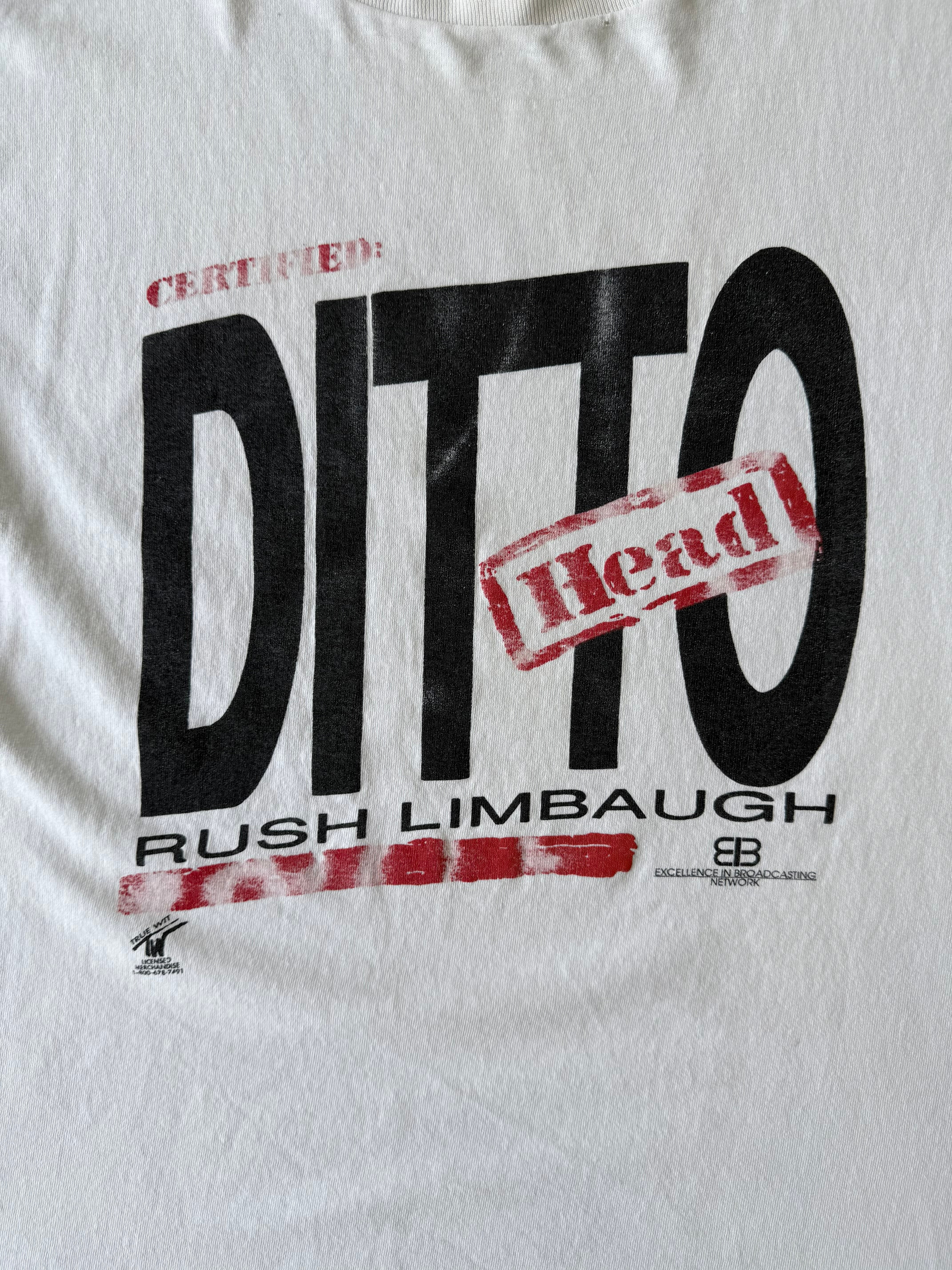 Vintage 90s Ditto Head Tee - XL