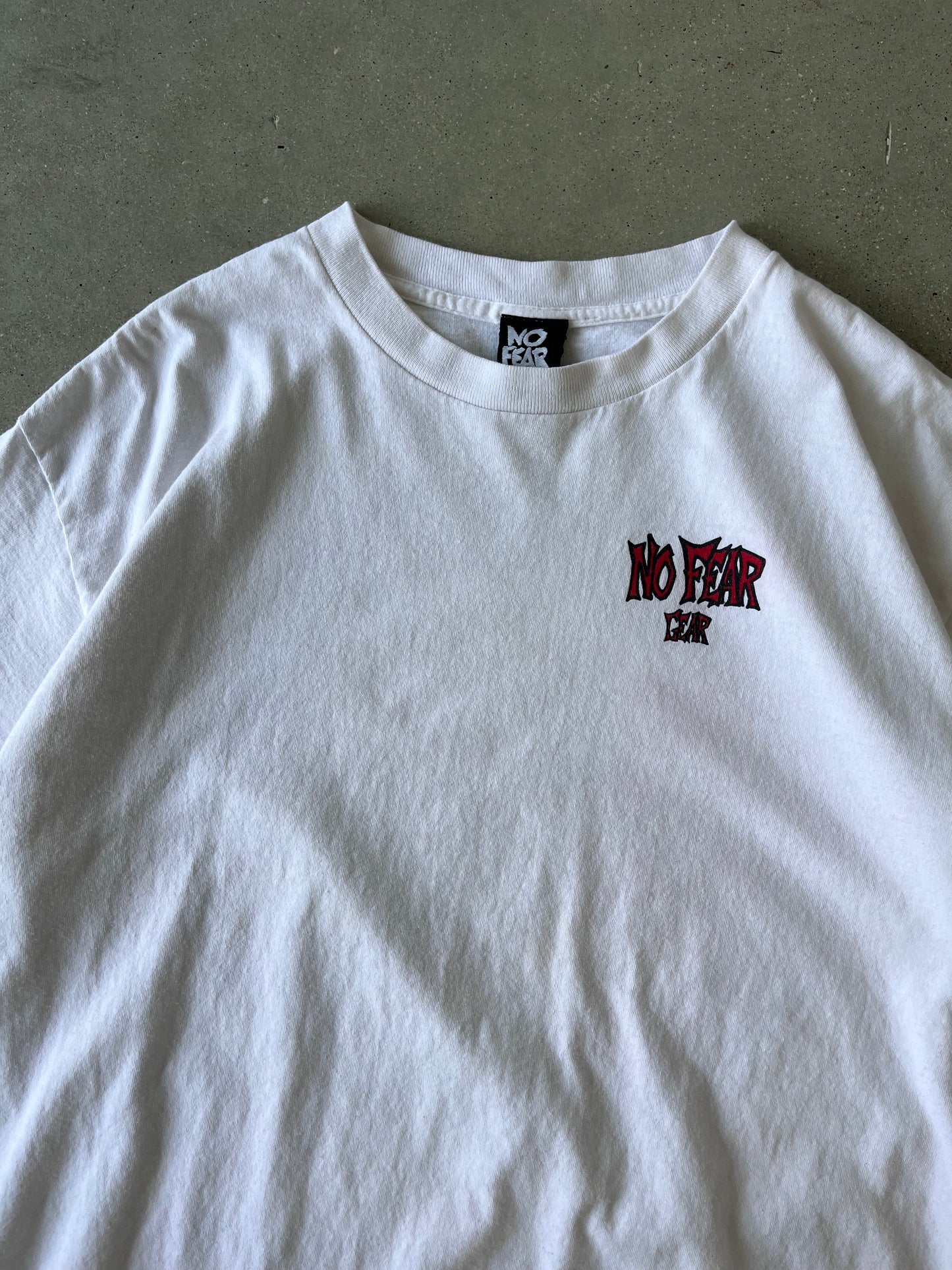 Vintage 1993 'Lucky # 7' No Fear Tee - XL