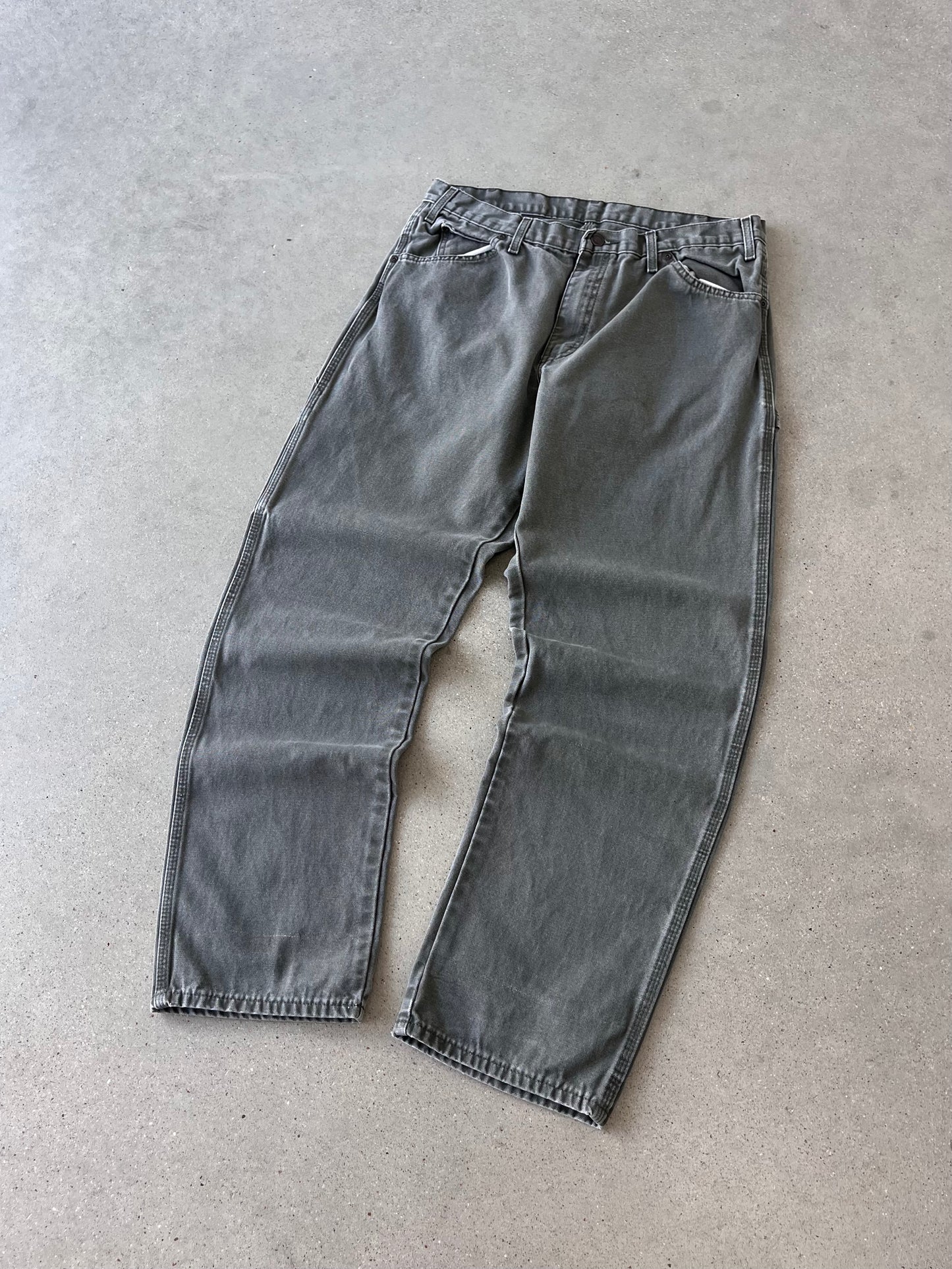 Vintage Dickies Olive Carpenter Pants - 34x32