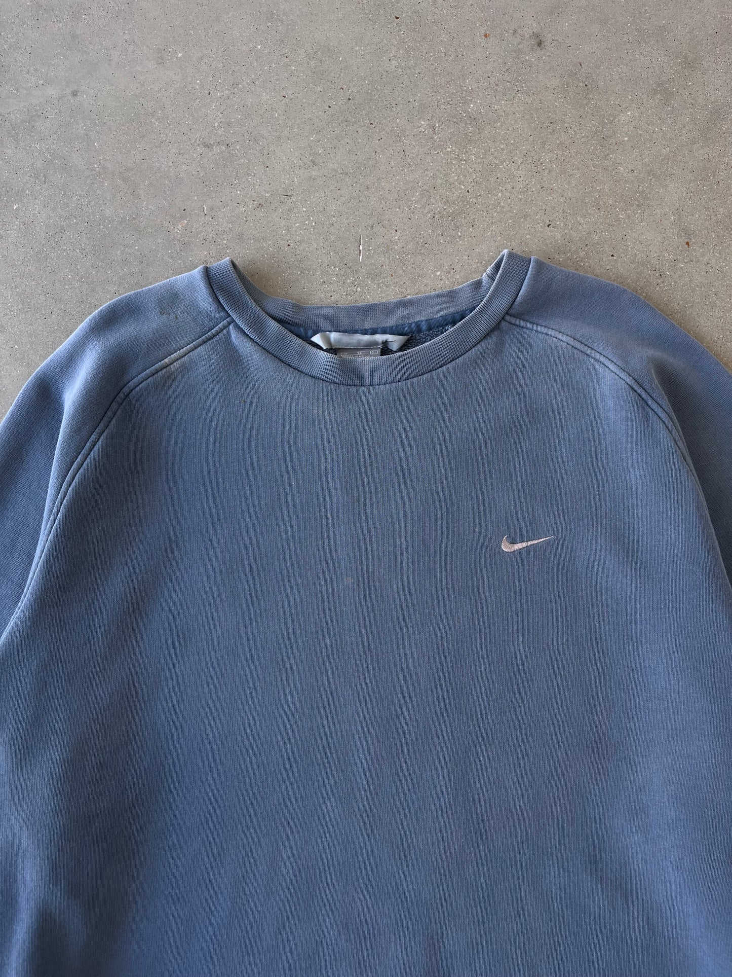 Vintage 2000s Nike Mini Swoosh Sage Blue - XL