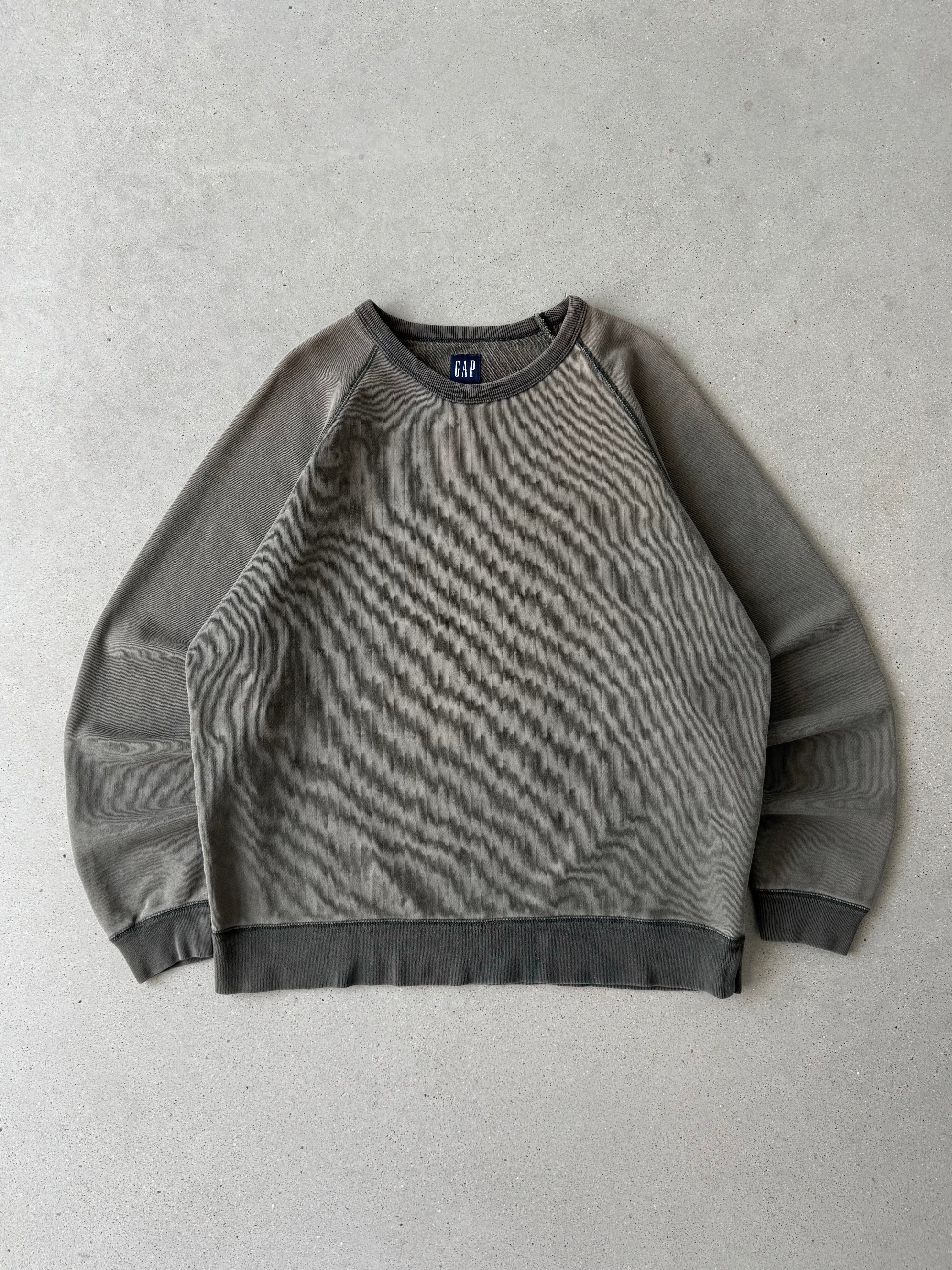 Vintage GAP Olive Blank Crewneck  - XL