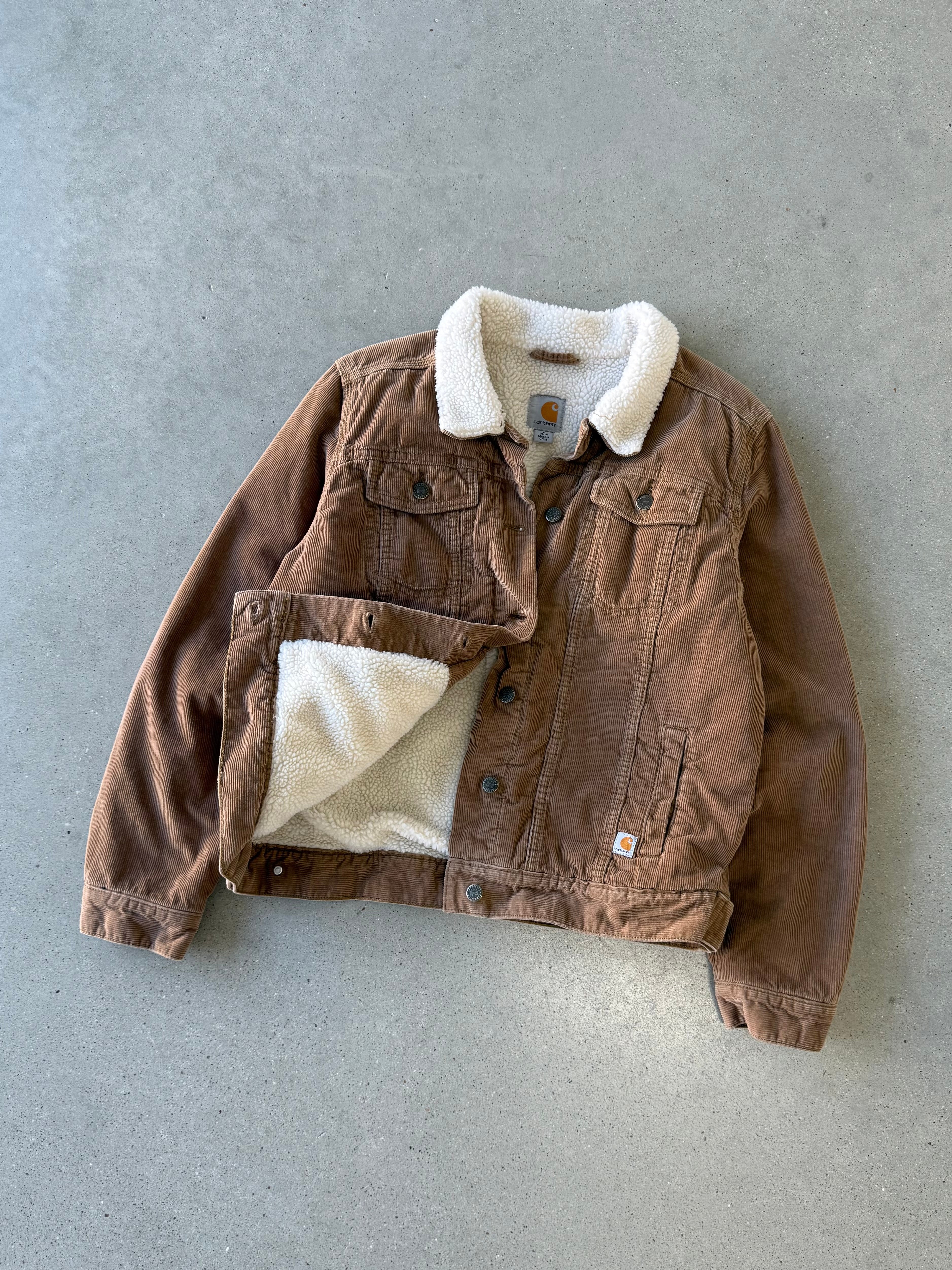 Vintage Women's Carhartt Southold Corduroy Button Jacket - L