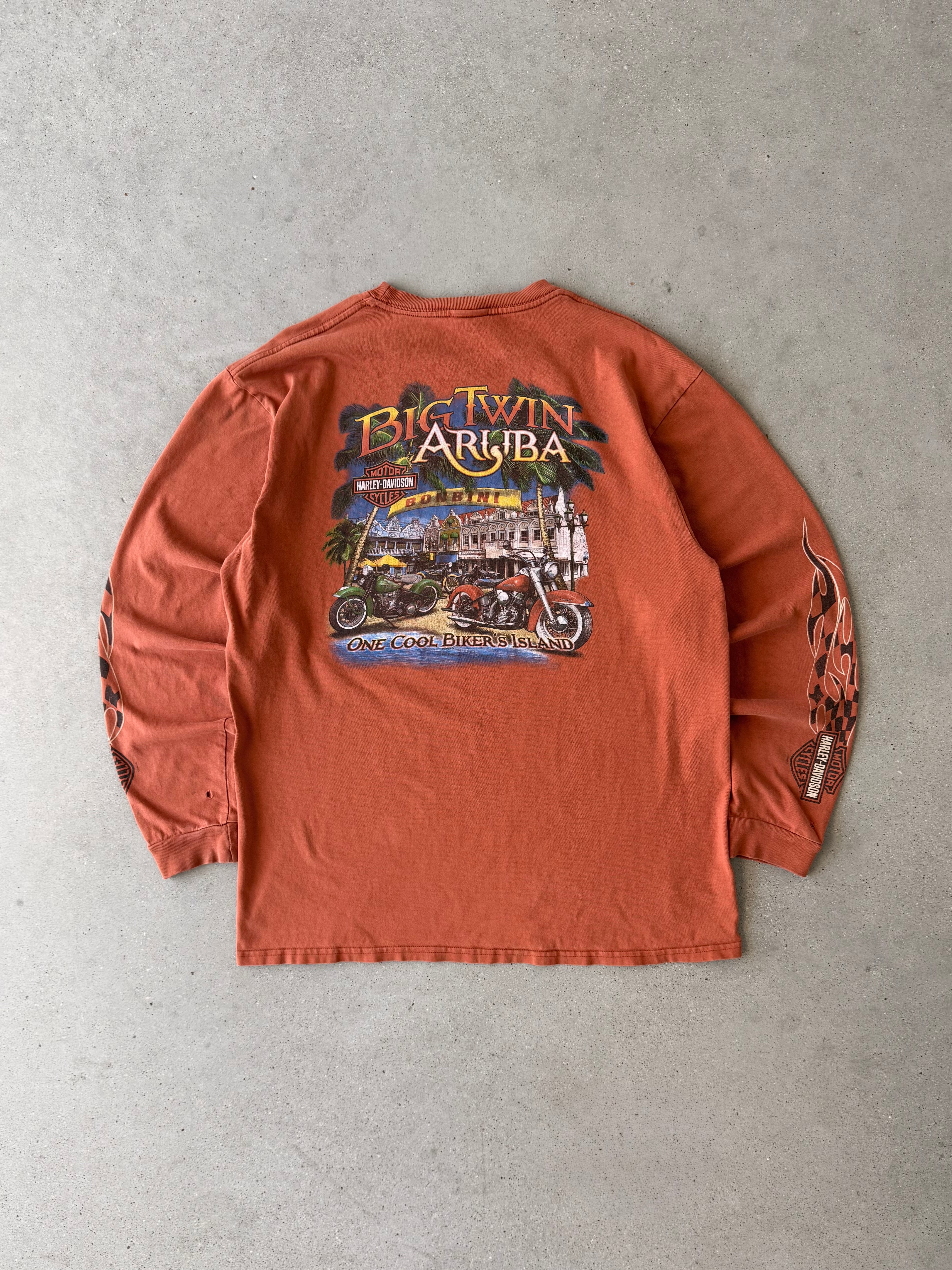 Vintage 2006 Harley Davidson Aruba Long Sleeve - XL