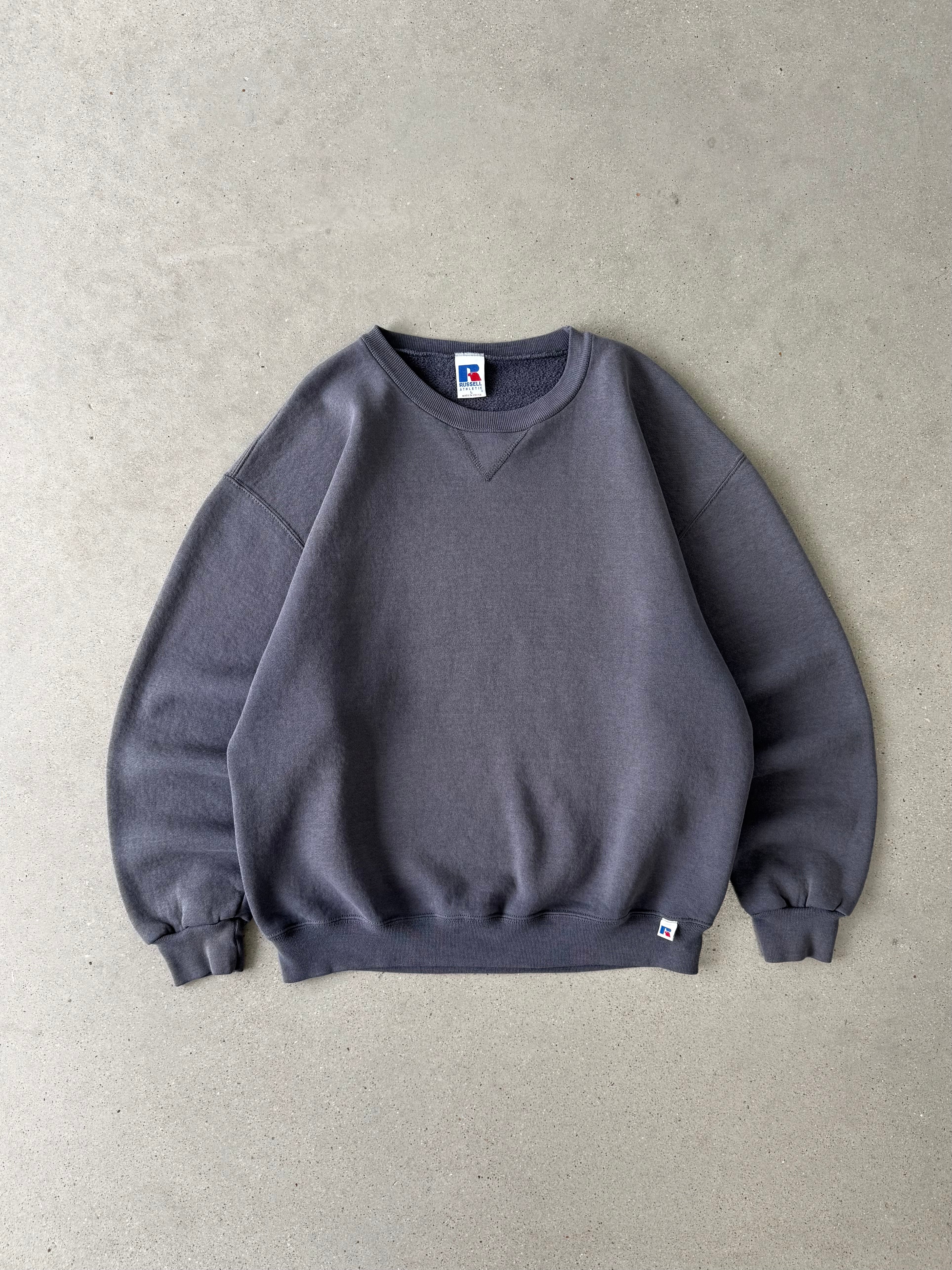 Vintage Russell Athletic Charcoal Crewneck - L