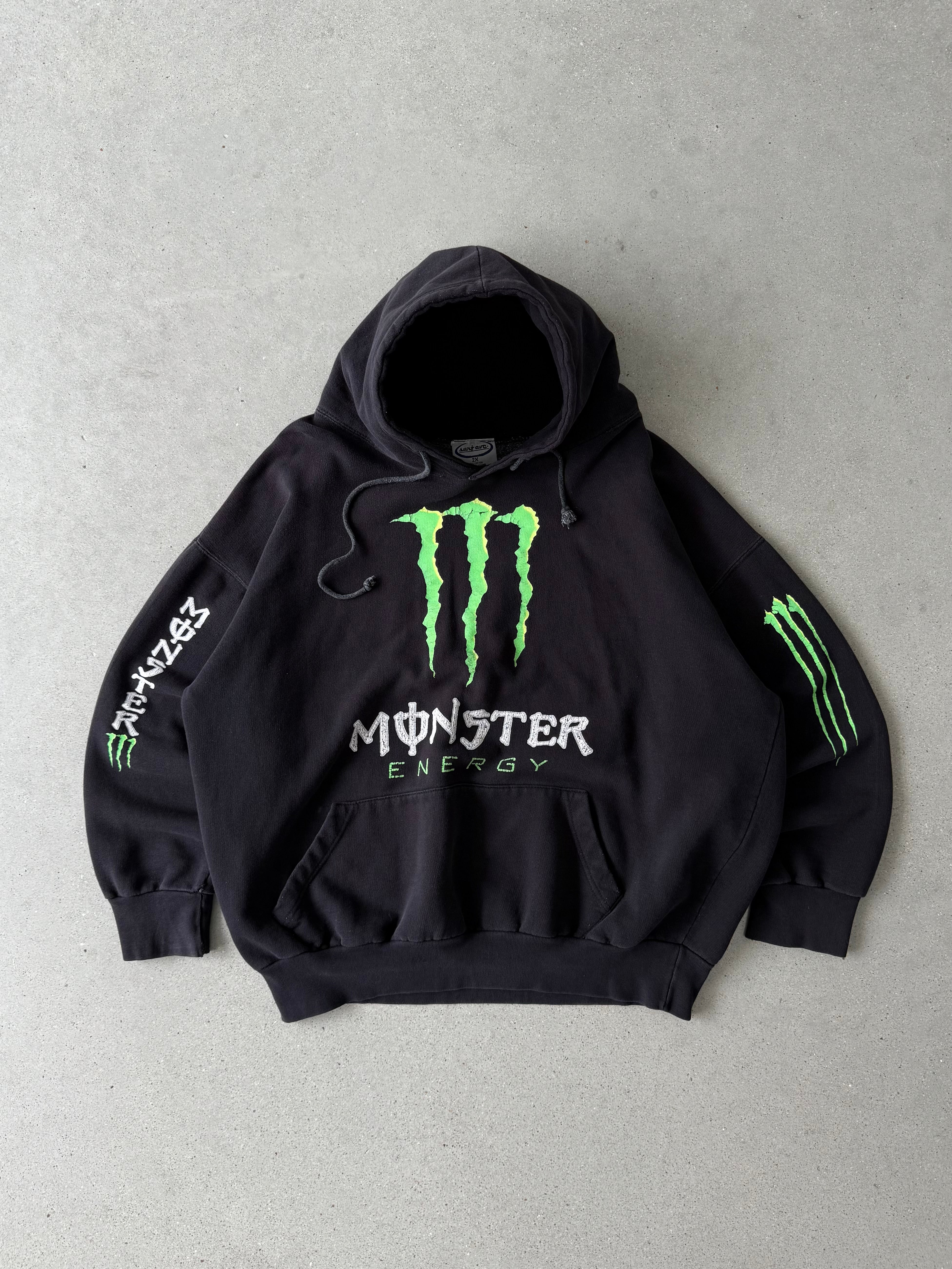 Vintage Y2K Monster Energy Hoodie - XXL