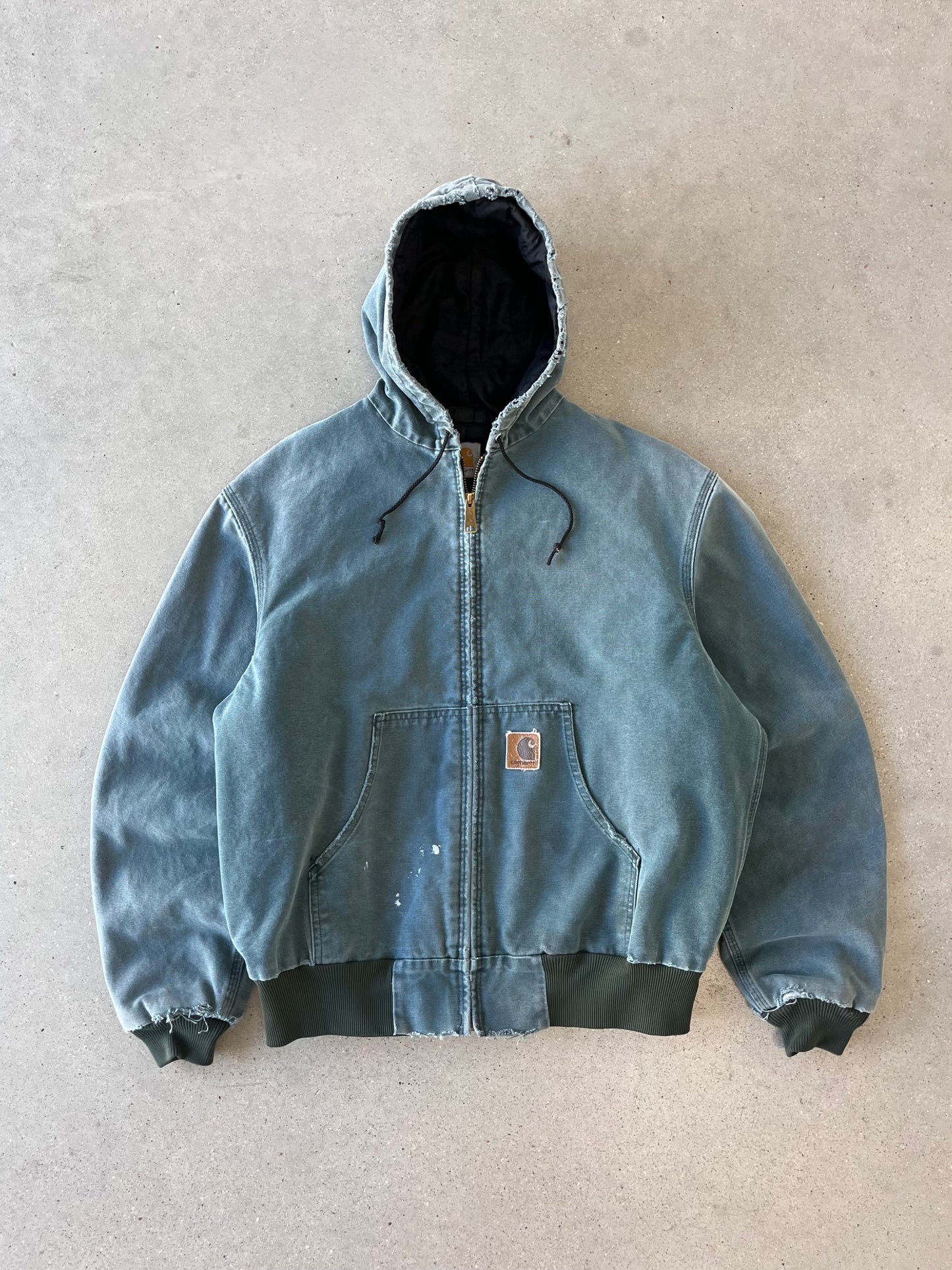 Vintage Carhartt Aqua Green Active Jacket - L