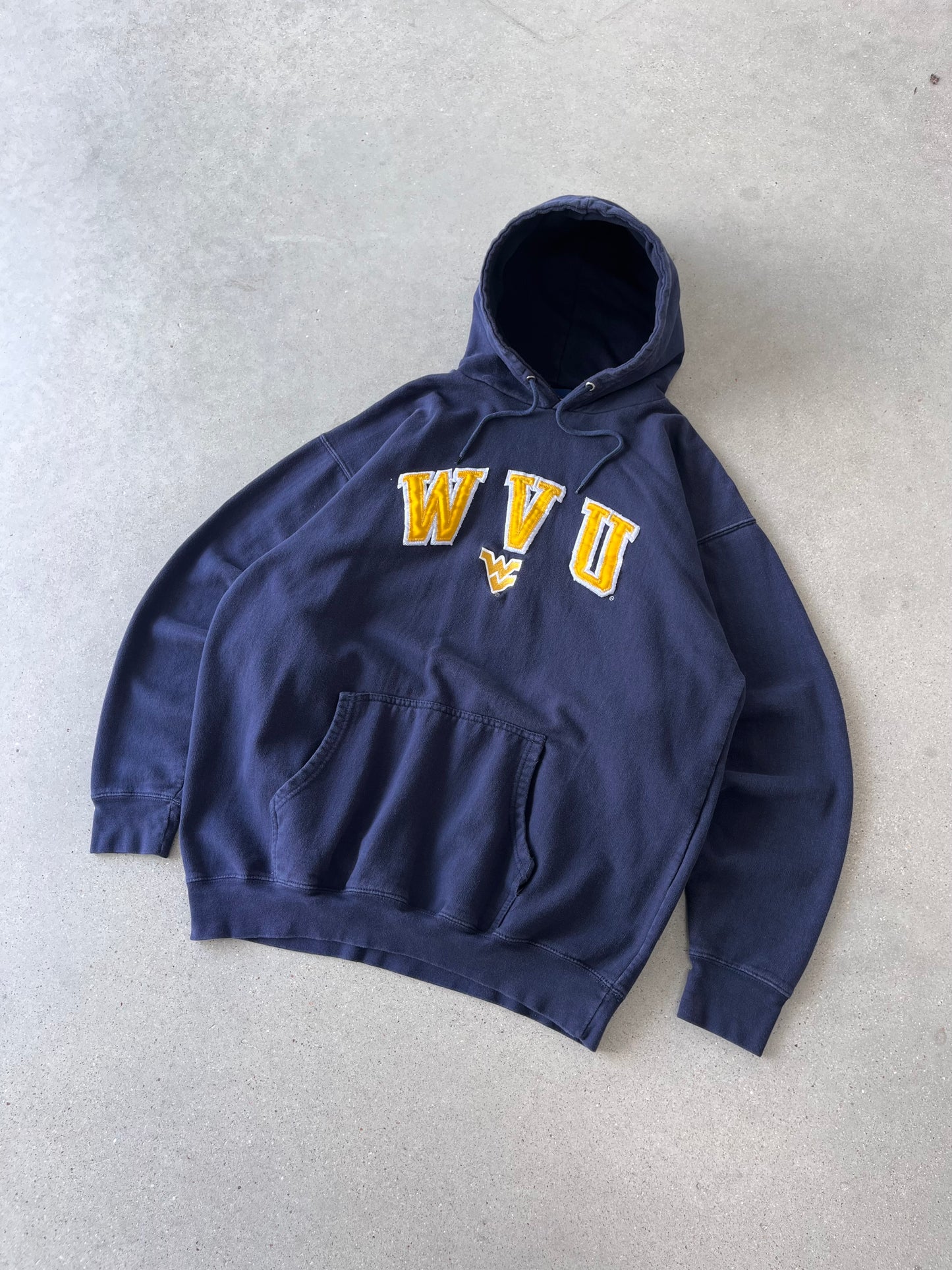 Vintage West Virginia University Hoodie - L