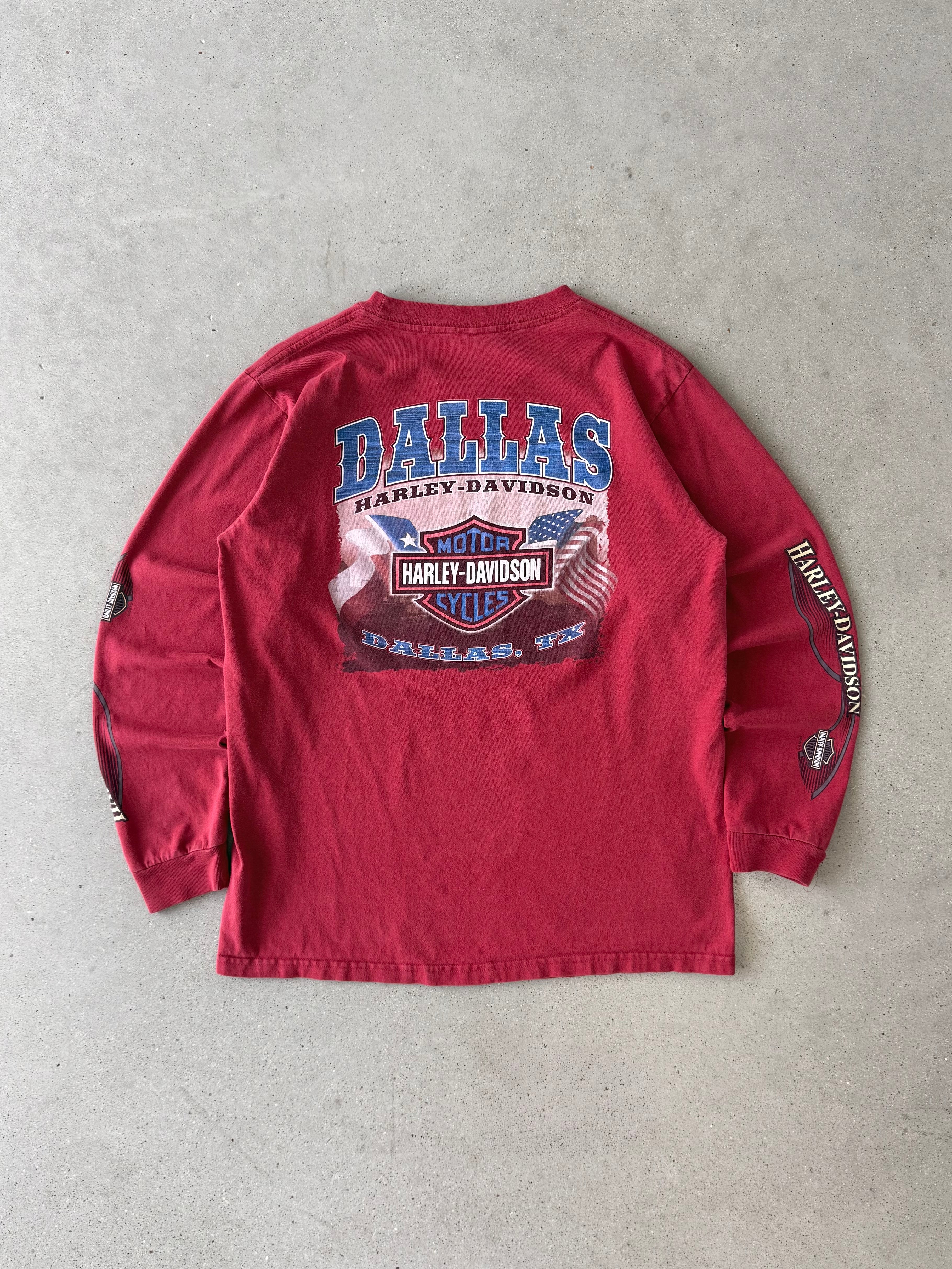 Vintage 2005 Harley Davidson Dallas Long Sleeve - L