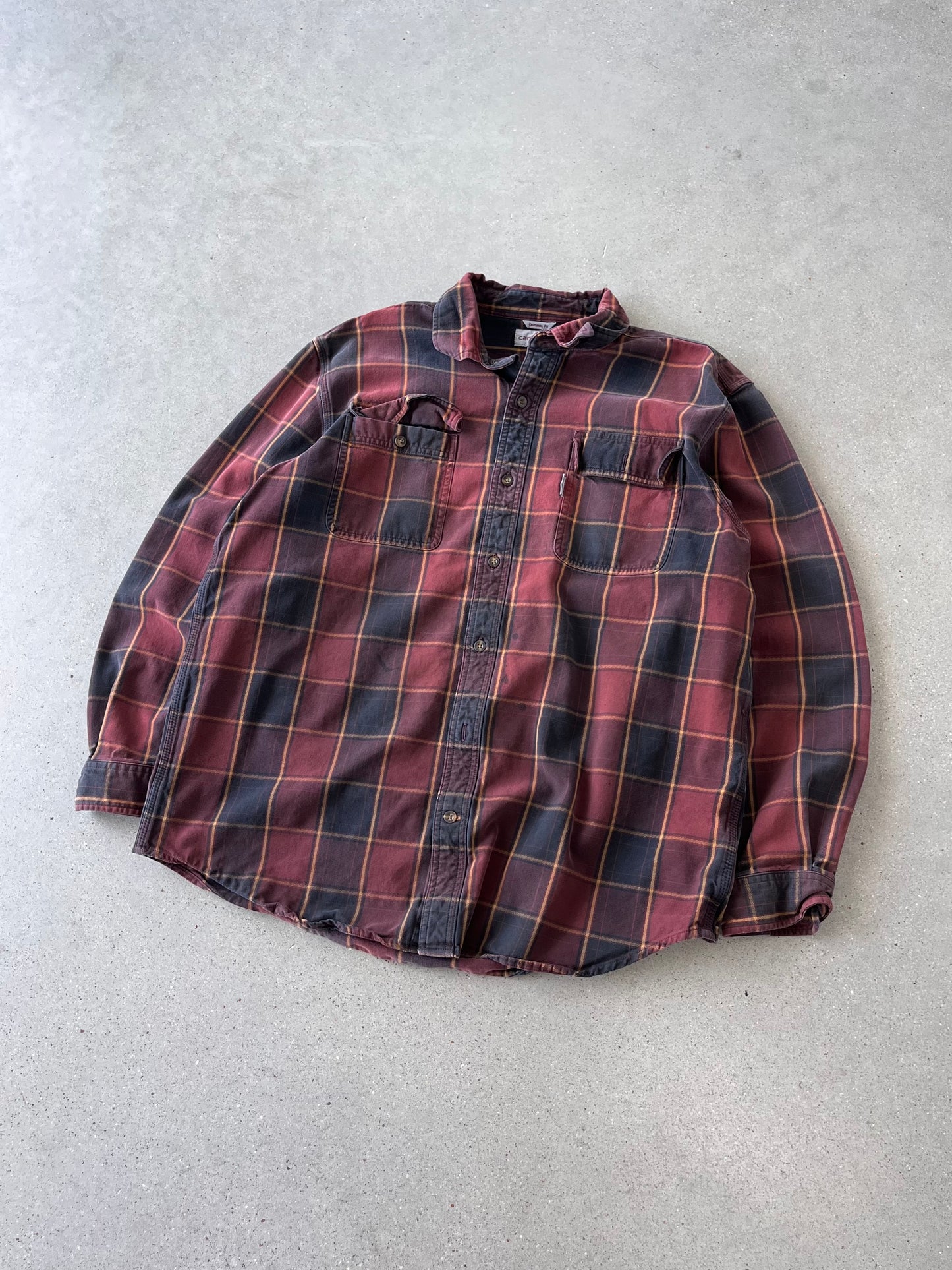 Vintage Carhartt Flannel Button-up Shirt - XL