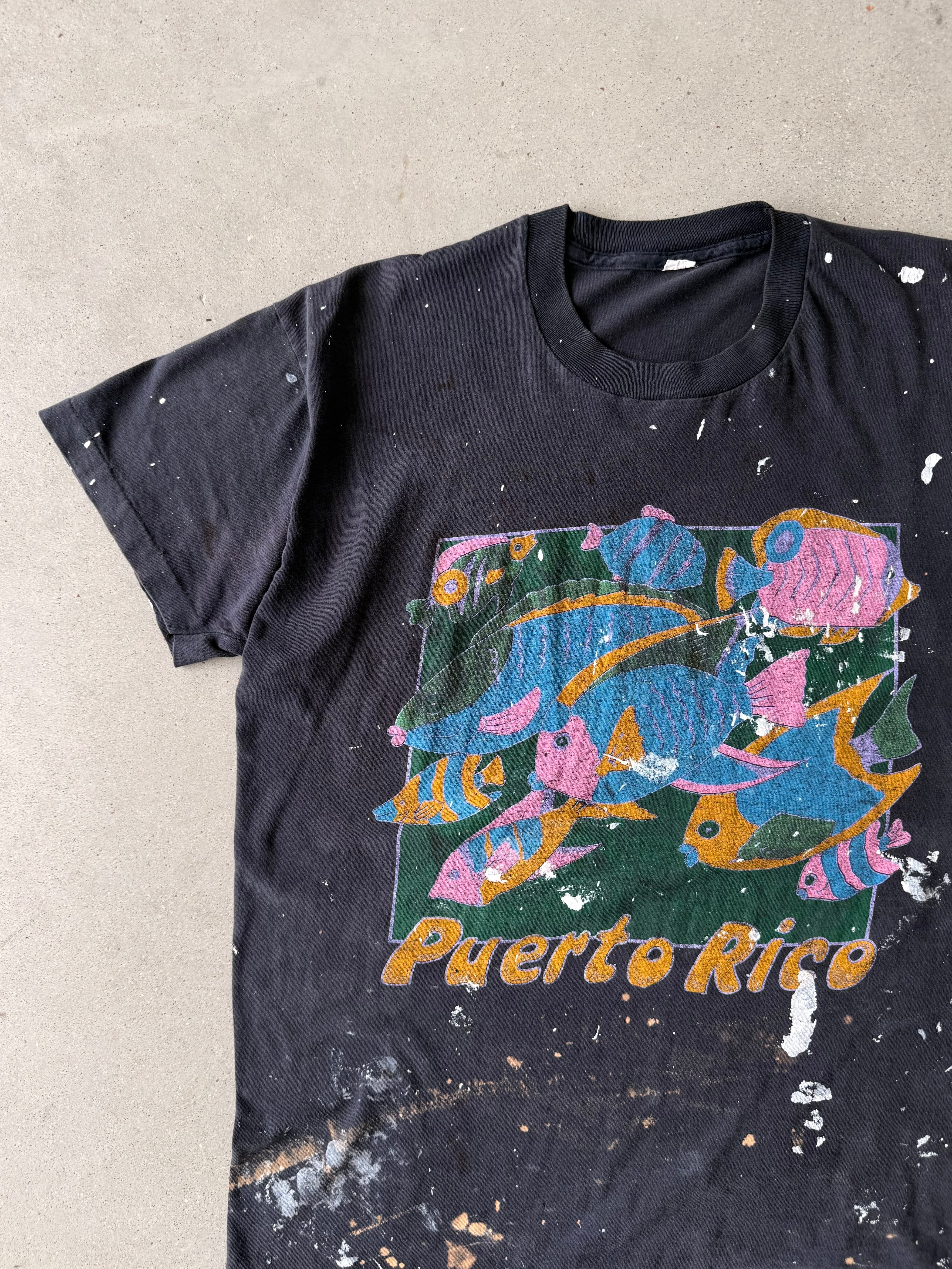 Vintage 1990s Puerto Rico Painter's Tee - M