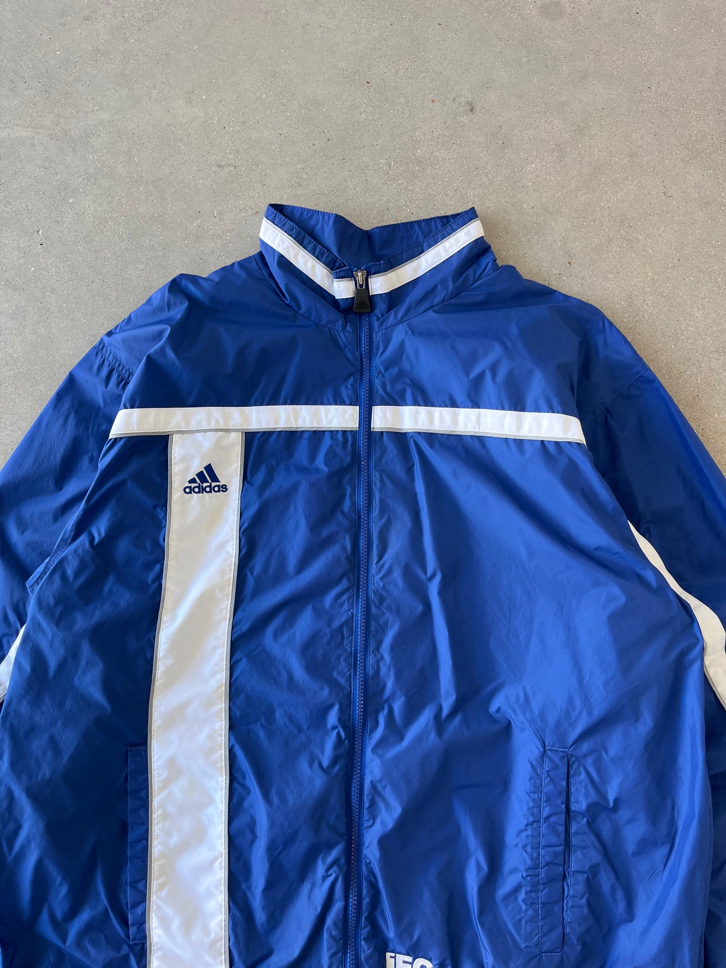 Vintage Adidas Blue Track Jacket - L