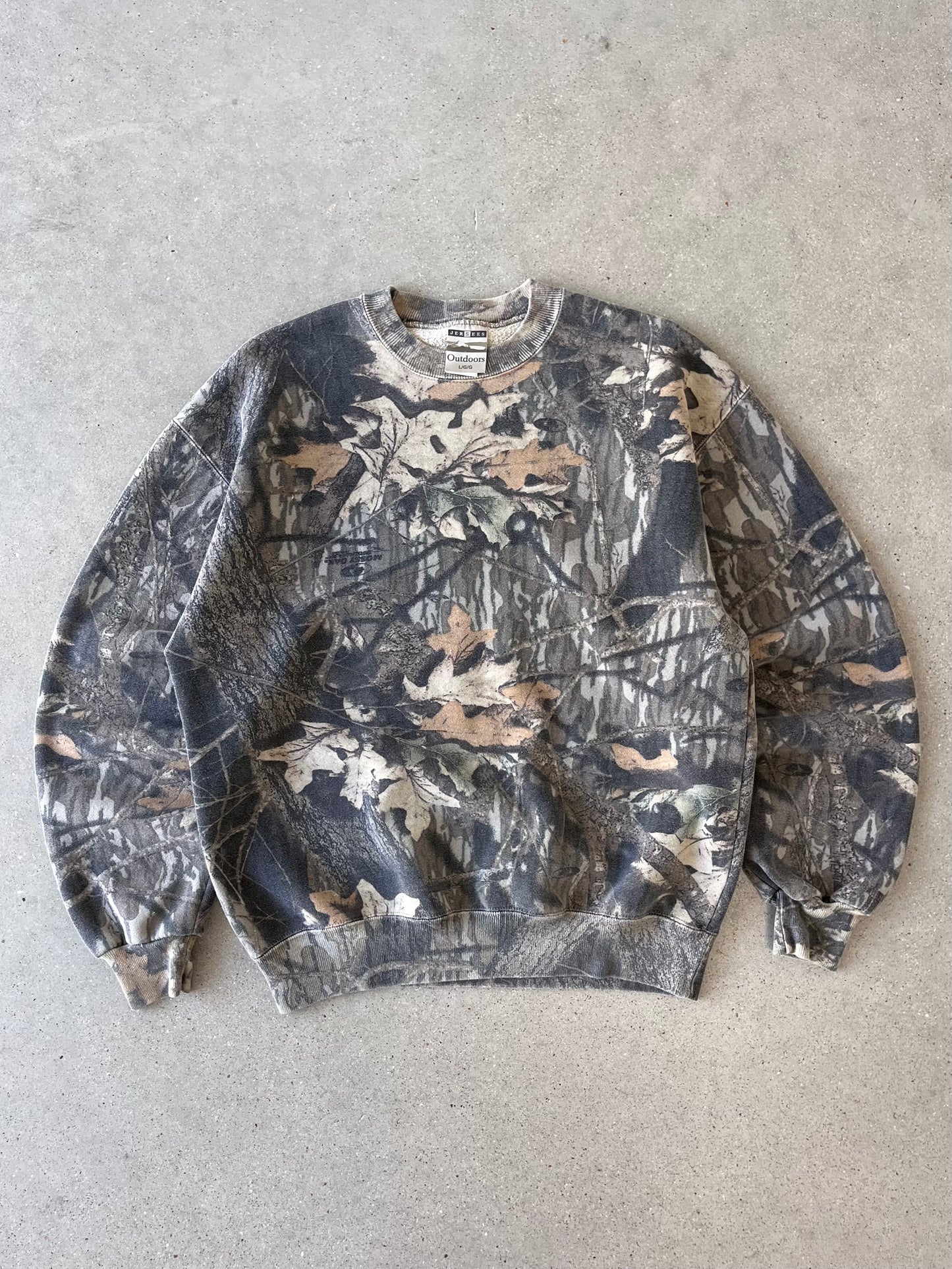 Vintage Jerzees Realtree Crewneck - L