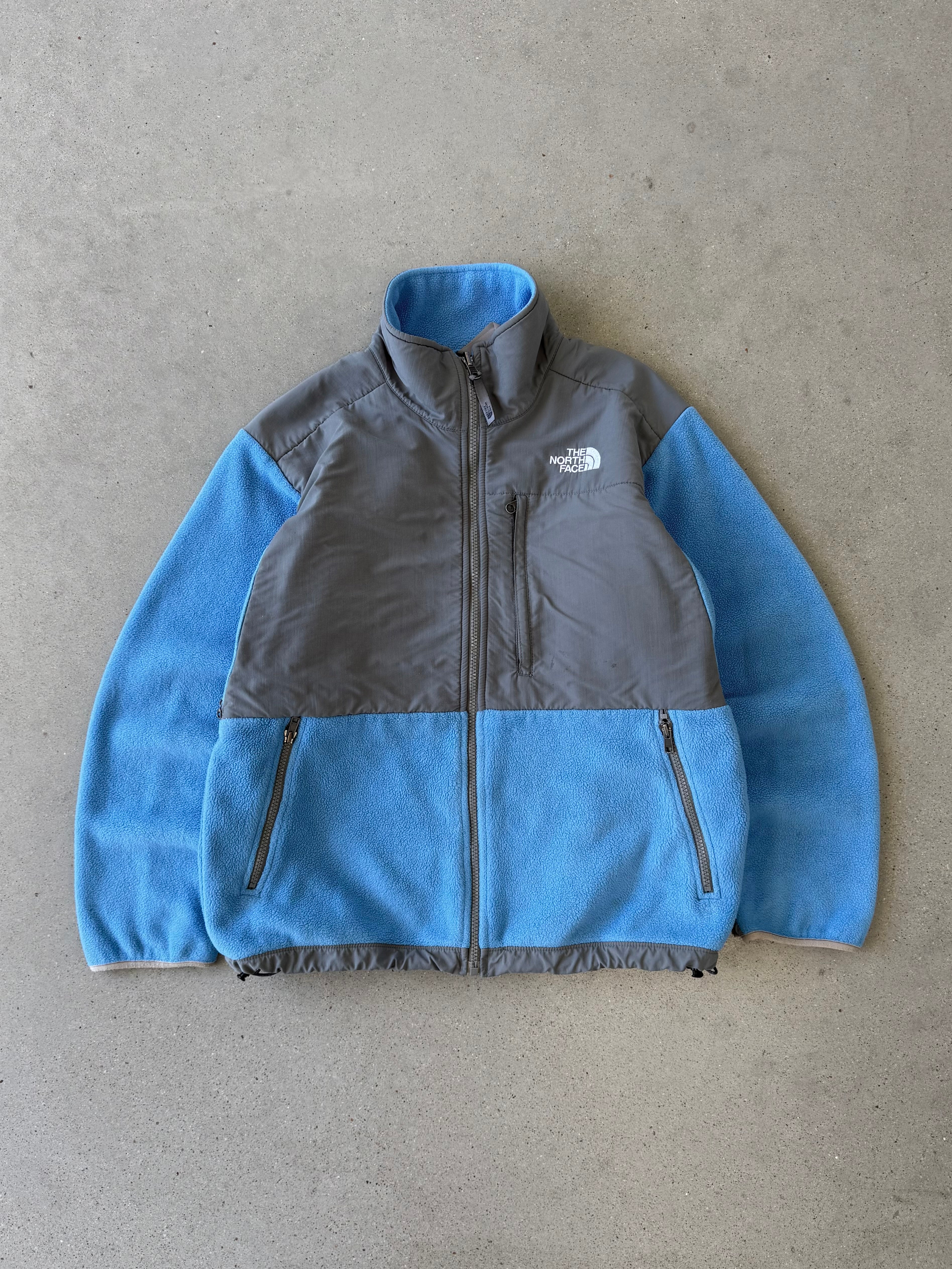 Vintage Women's The North Face Denali Jacket - M (Light Blue)