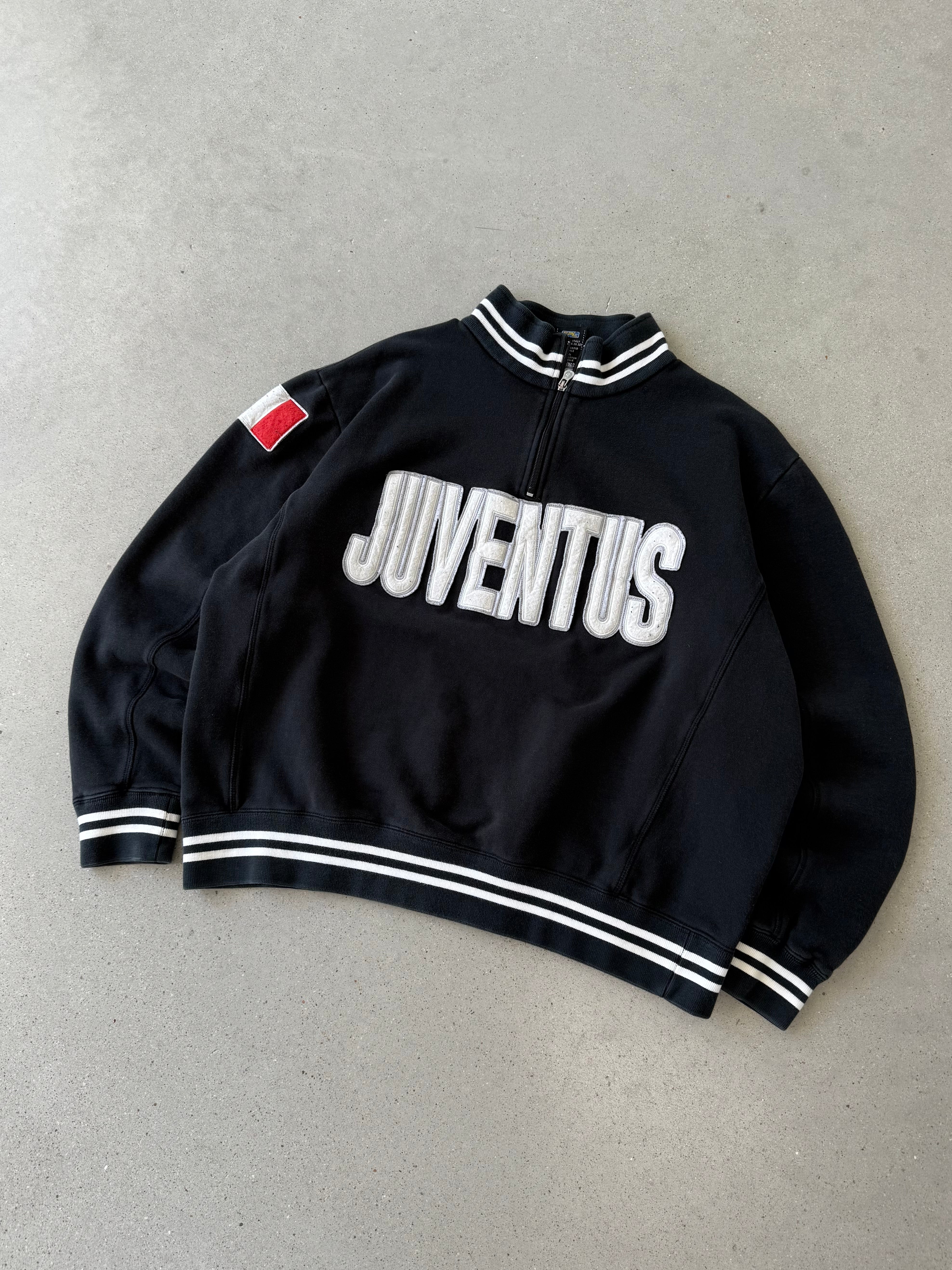 Vintage Juventus FC Quarter Zip - XL