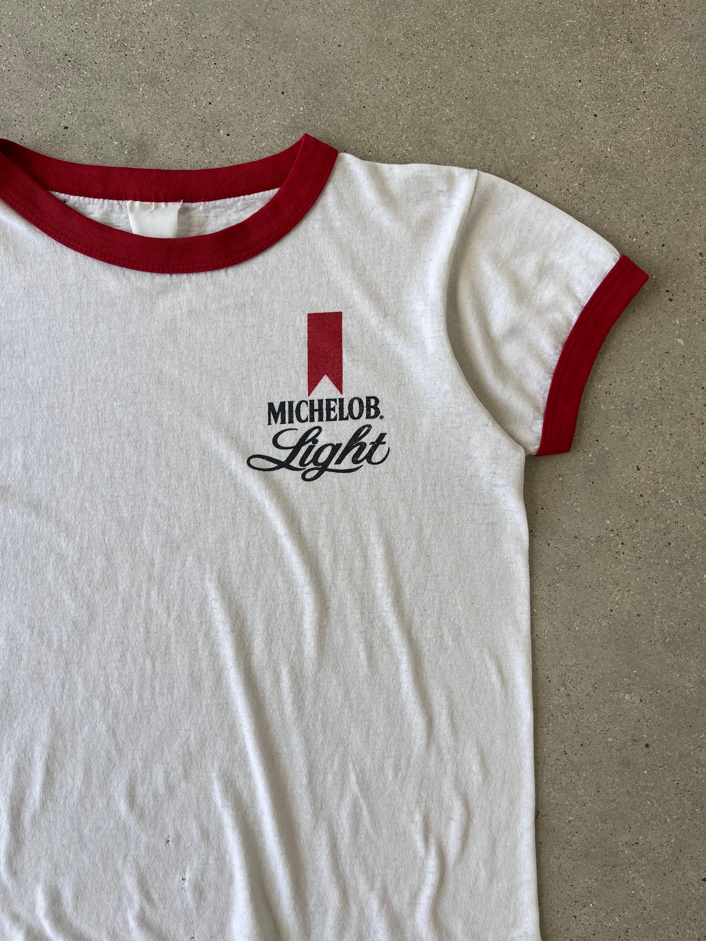 Vintage 80s Michelob Light Ringer Tee - S