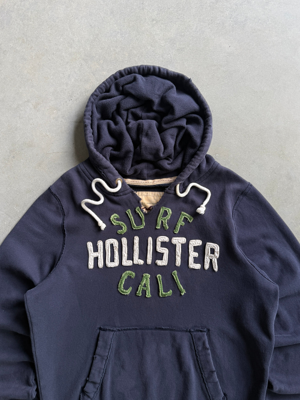 Vintage Y2K Hollister Sef Spell Out Hoodie (L)