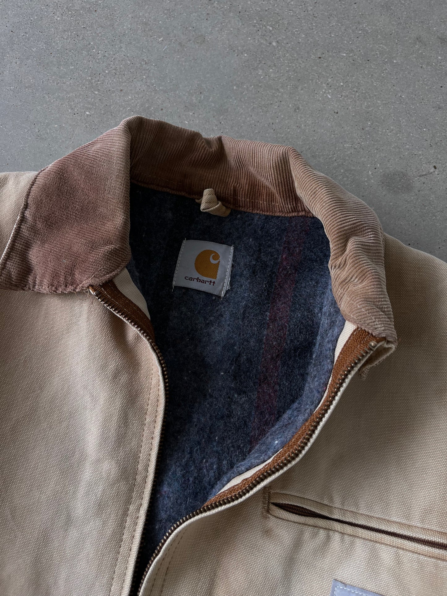 Vintage 90s Carhartt McHill County Detroit Jacket - L