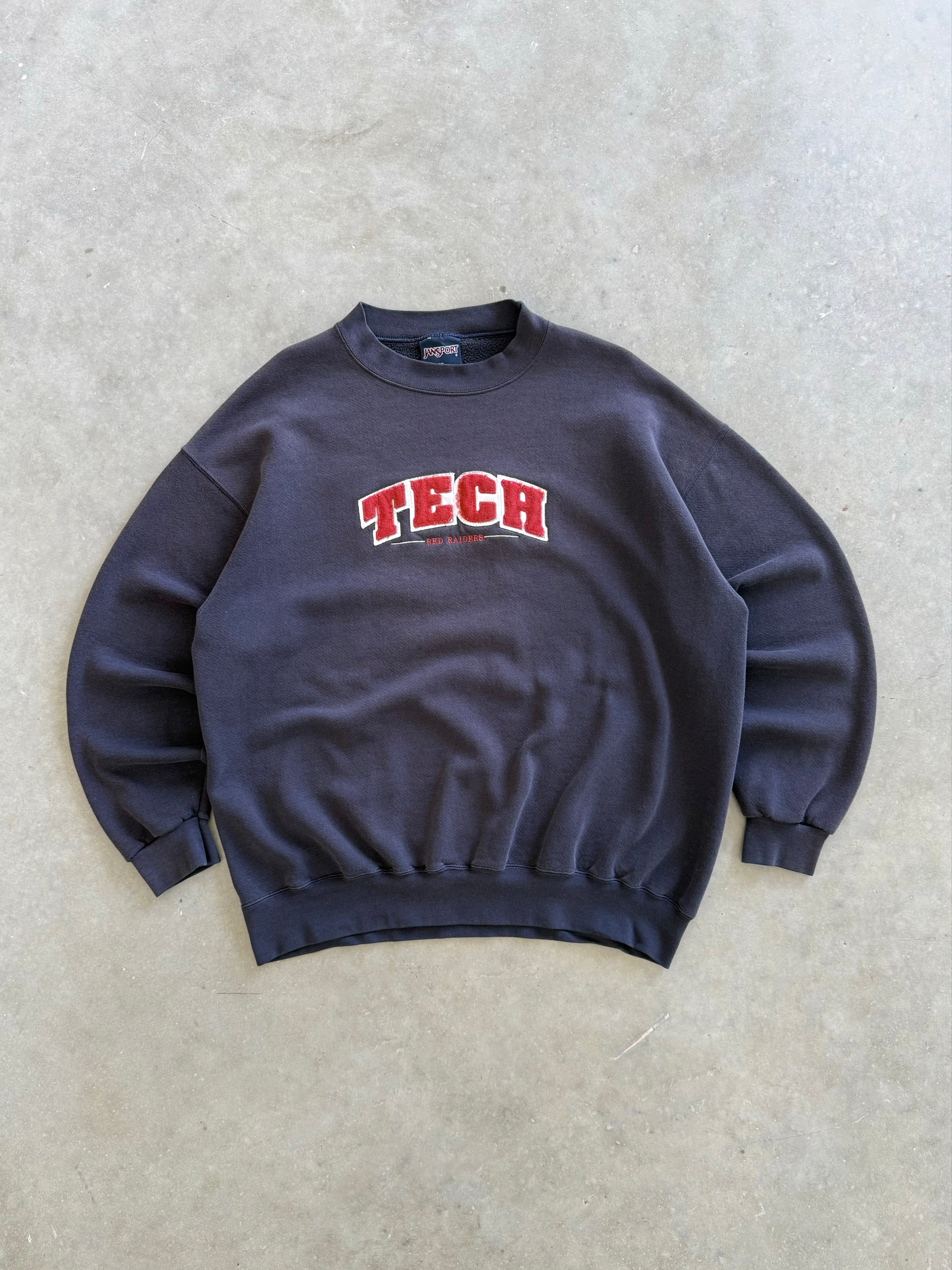 Vintage 1990s Texas Tech Red Raiders Sweatshirt (XL)