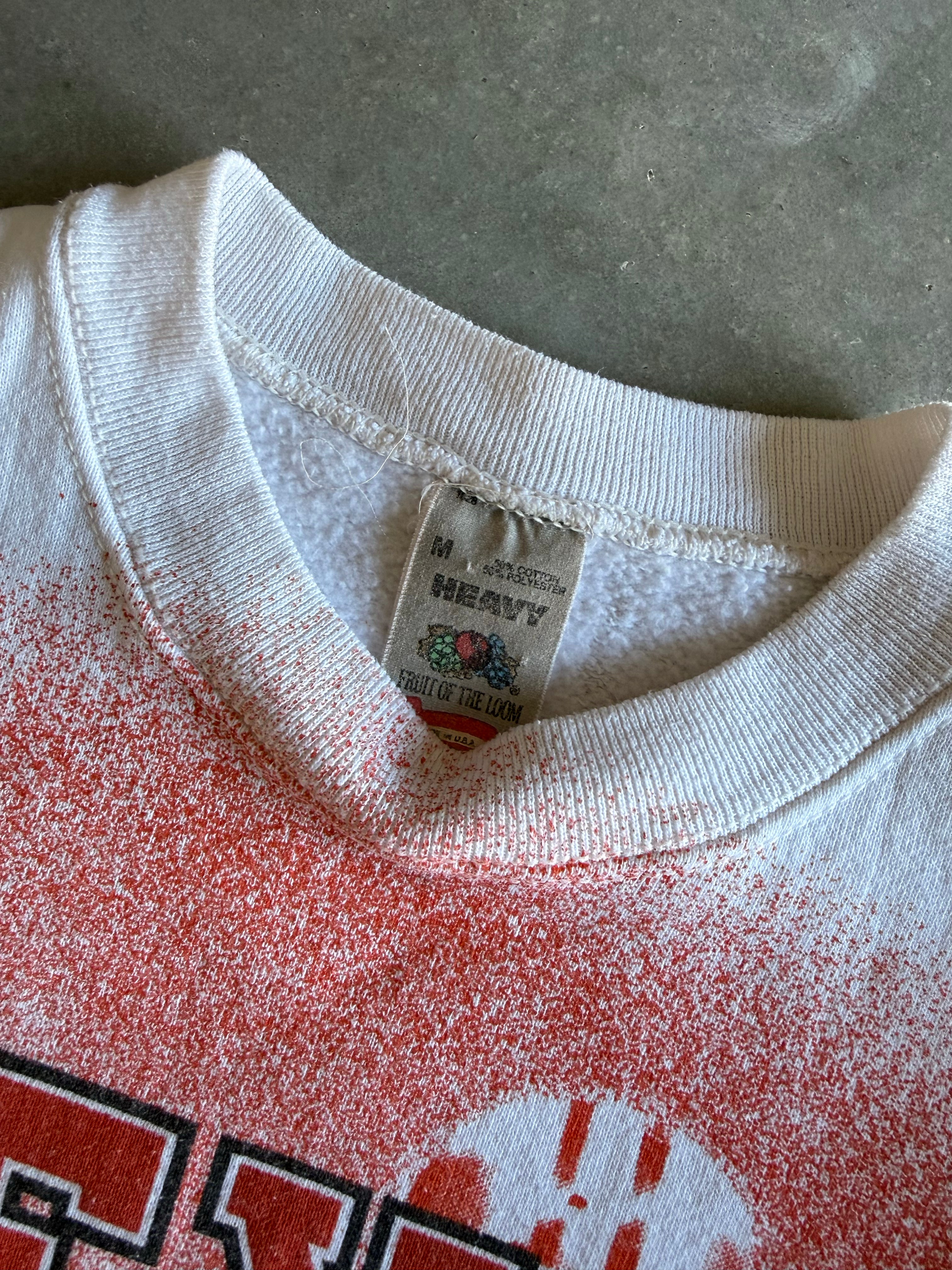 Vintage 1990s Texas Longhorns Airbrush Sweatshirt (M)