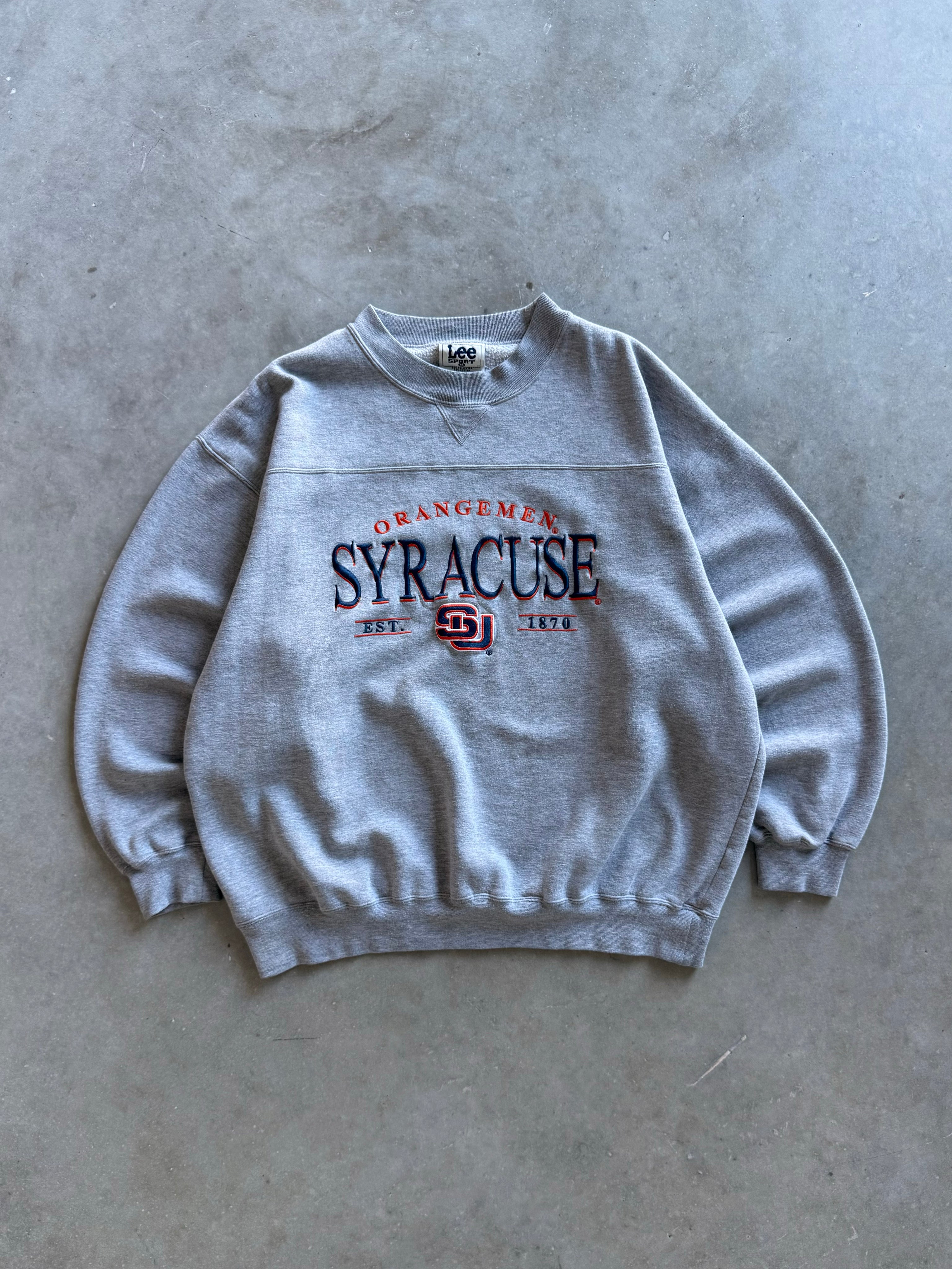 Vintage 1990s Syracuse Orangemen Lee Sport Sweatshirt (XL)