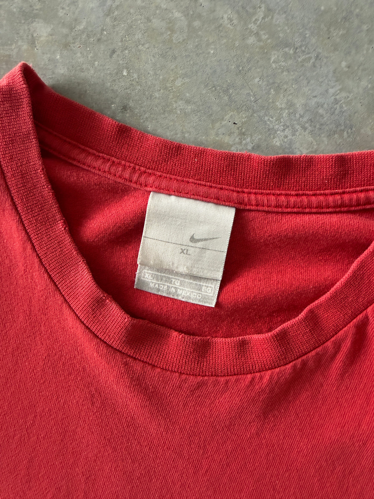 Vintage 2000s Nike Swoosh Long Sleeve T-shirt (XL)