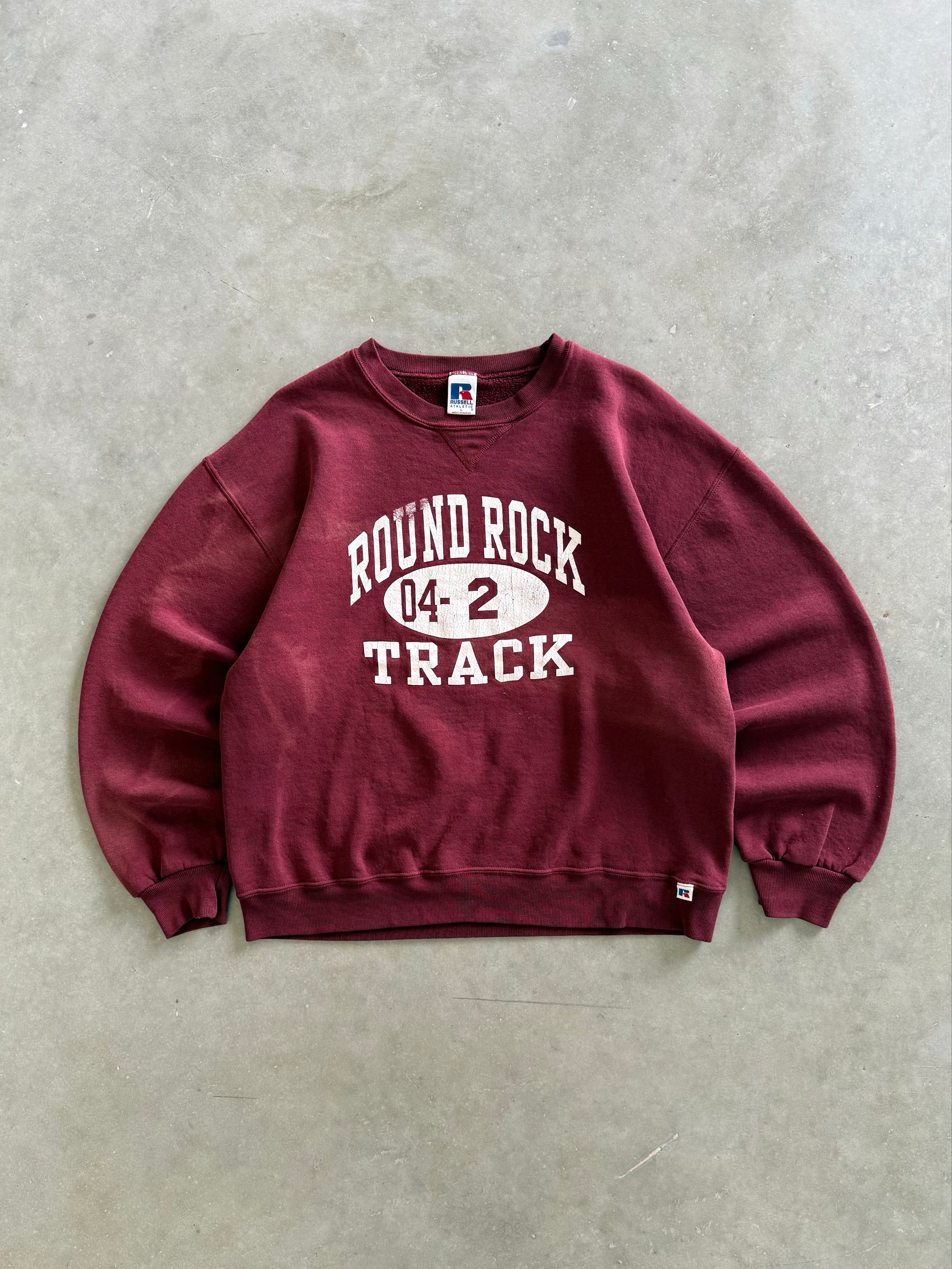 Vintage 1990s Round Rock Track Russell Athletic Sweatshirt (L)