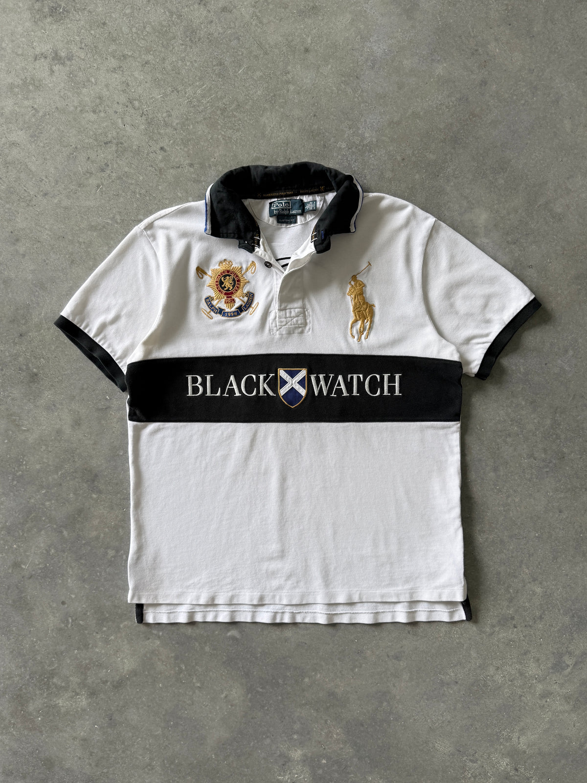 Vintage 2000s Big Pony "Black Watch" Ralph Lauren Polo (L)
