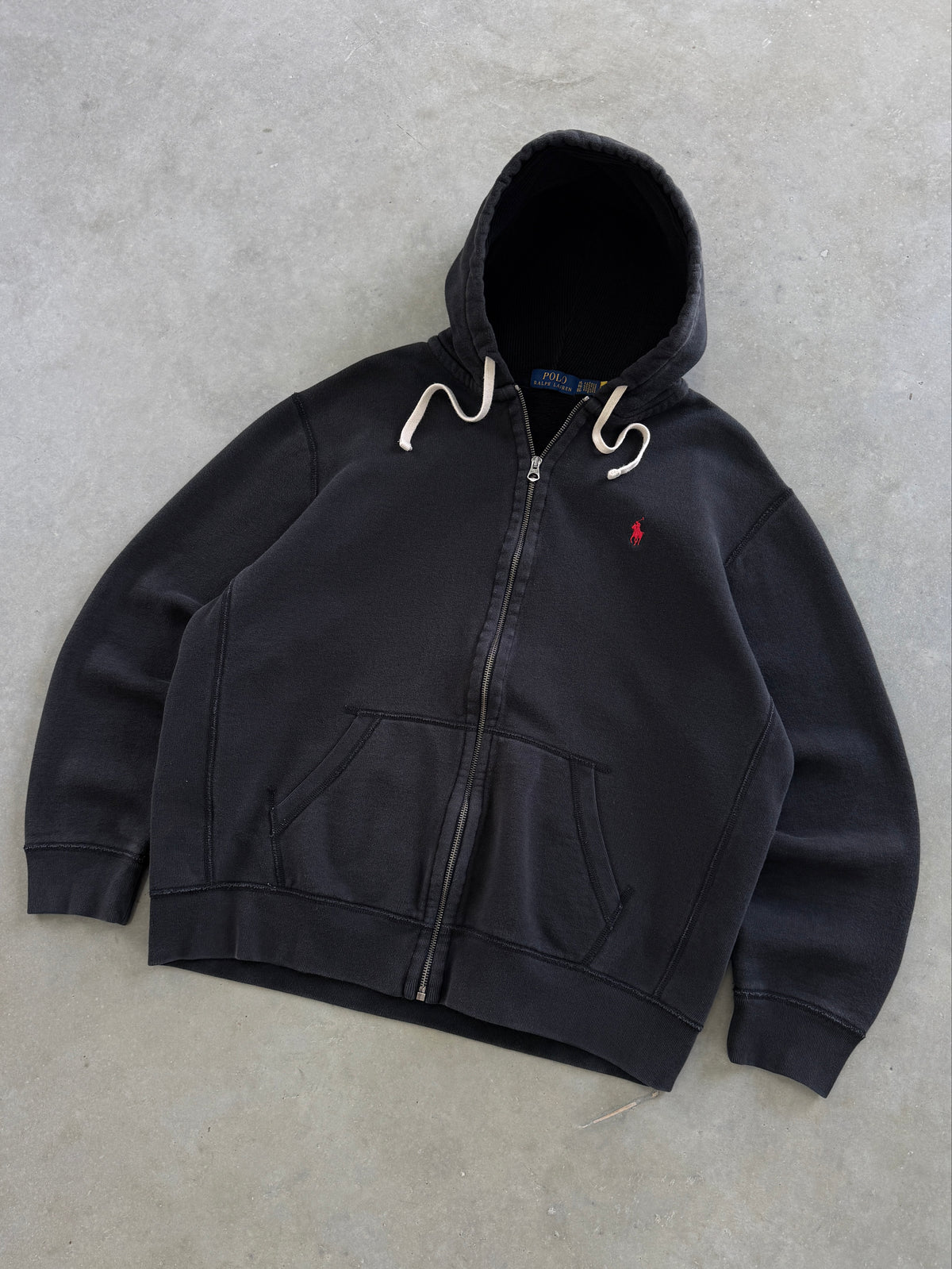 Vintage 2000s Polo Ralph Lauren Zip-up Hoodie (XL)