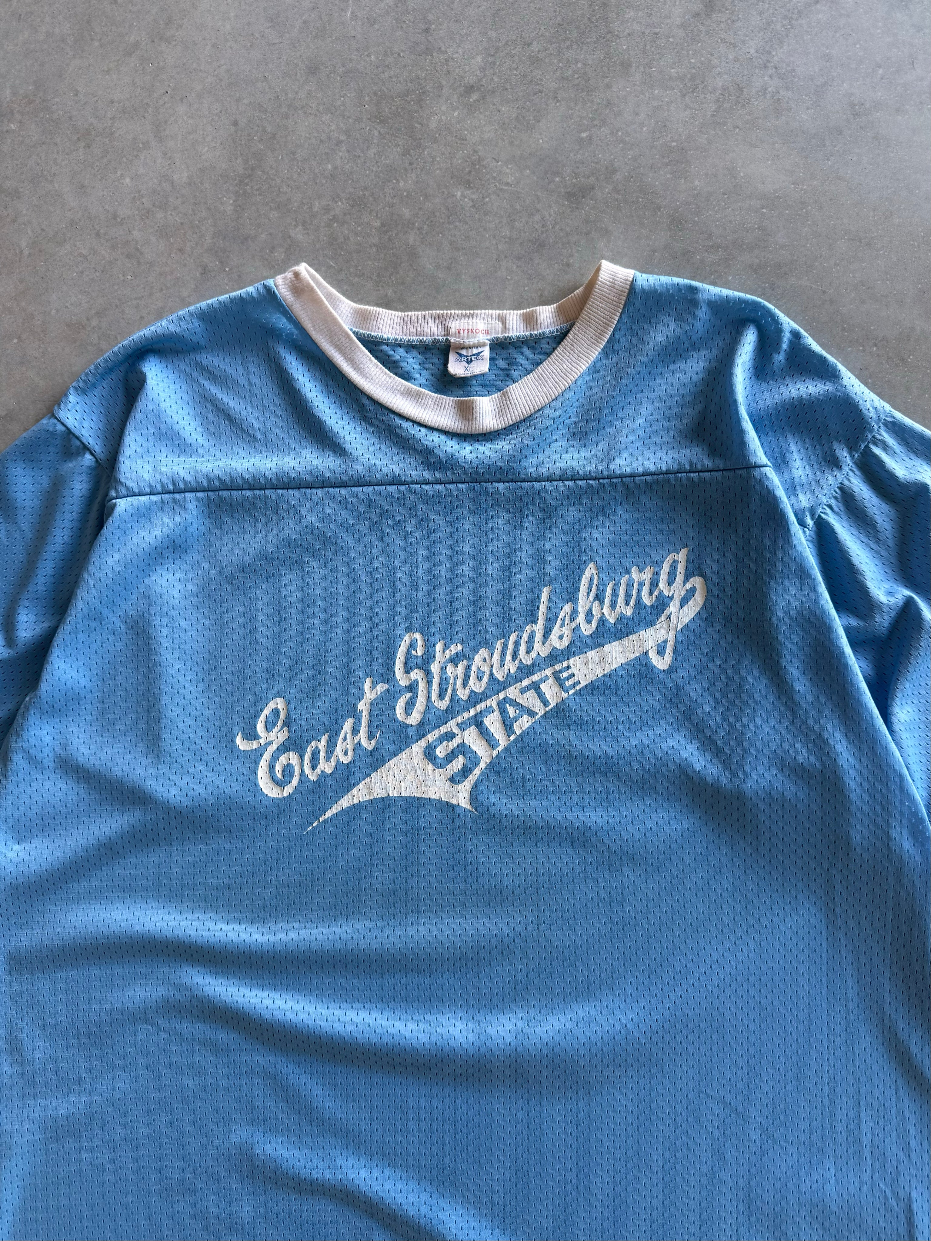 Vintage 1970s Blue Mesh Jersey (XL)