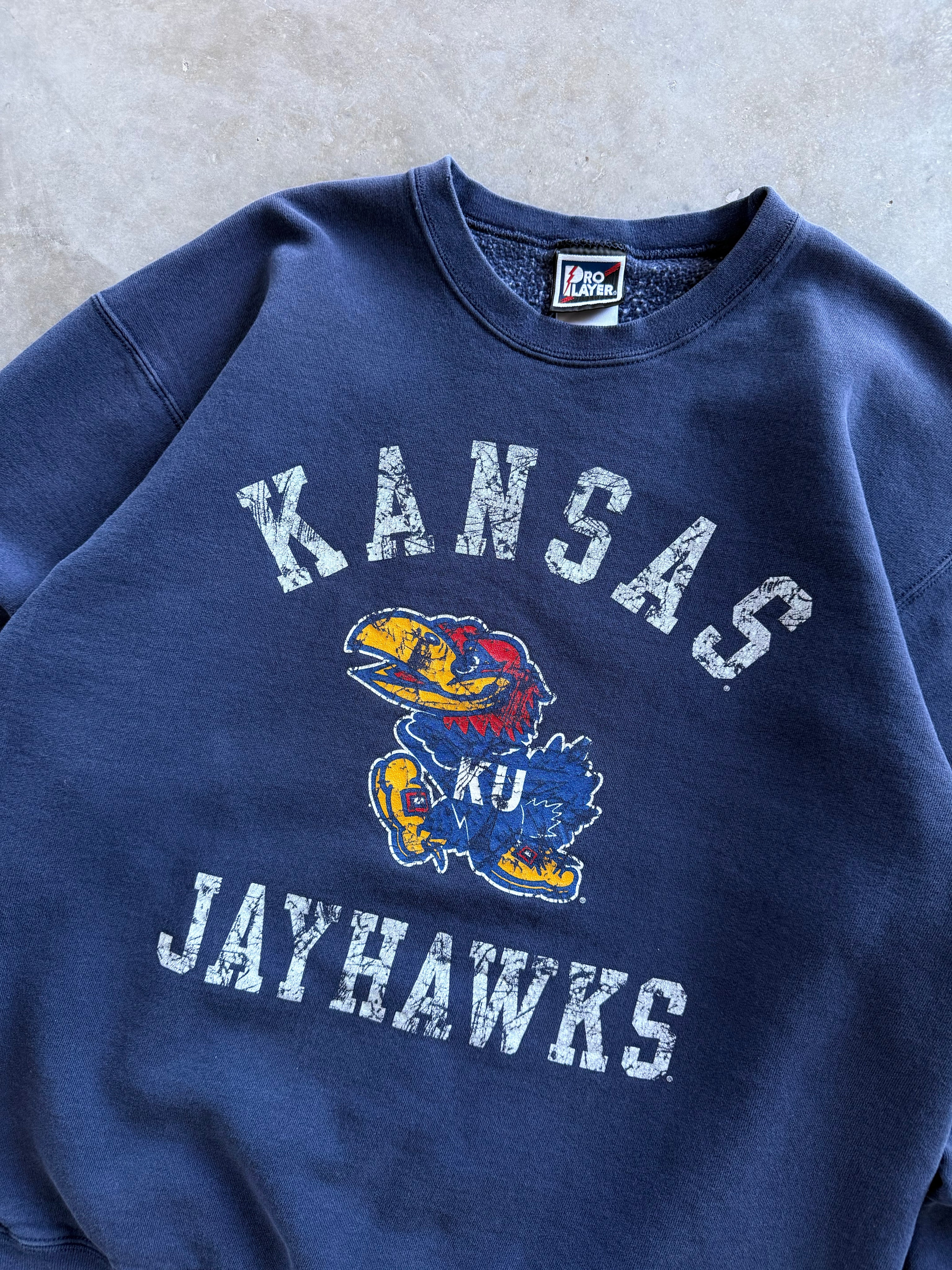 Vintage 2000s Kansas Jayhawks Sweatshirt (XL)