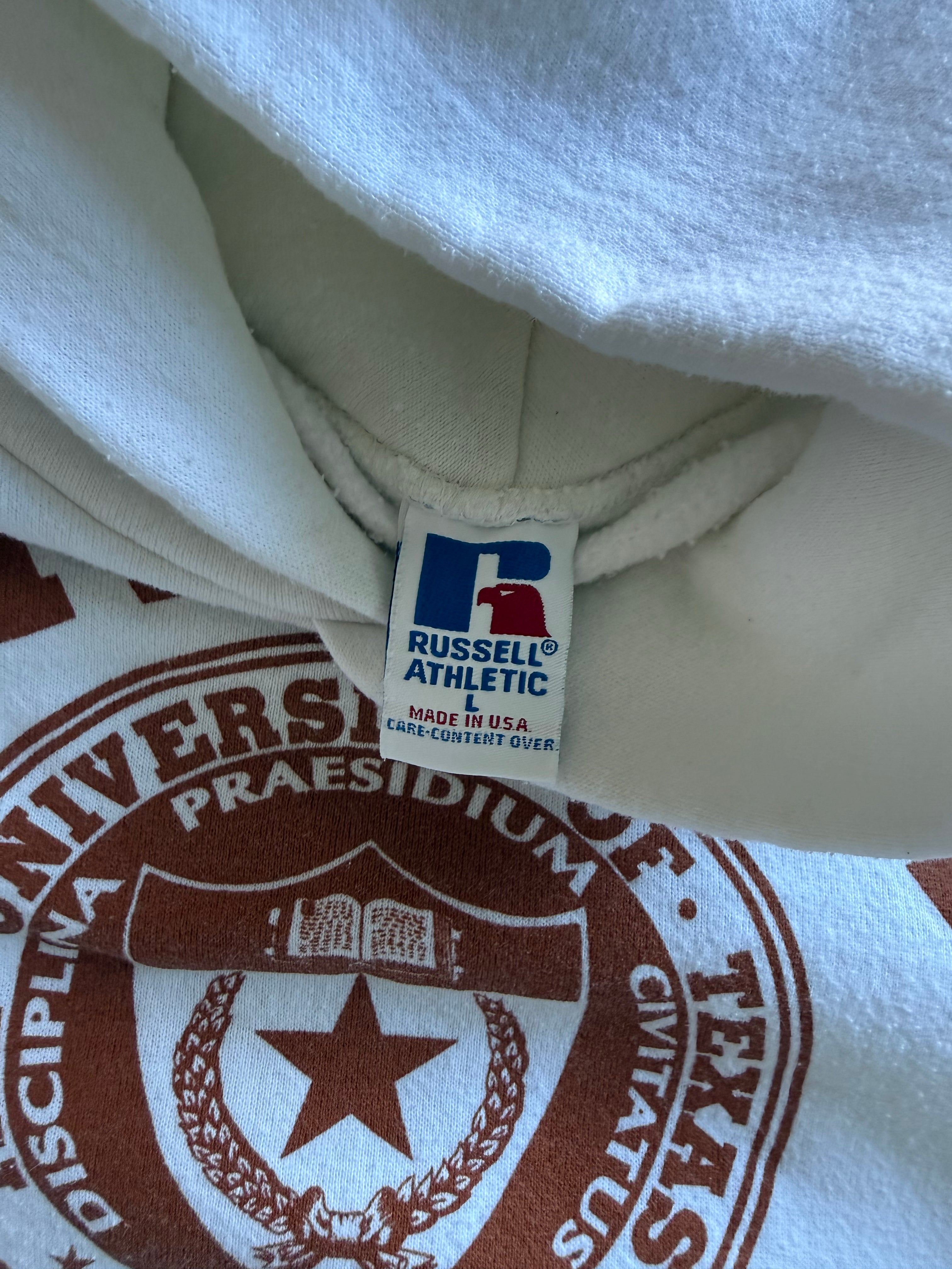Vintage 1990s Texas Longhorns Russell Athletic Hoodie (L)