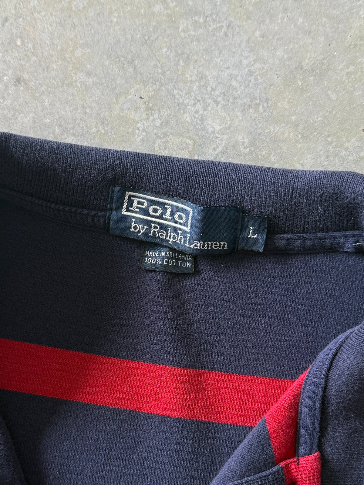 Vintage 2000s Striped Polo By Ralph Lauren Polo (L)