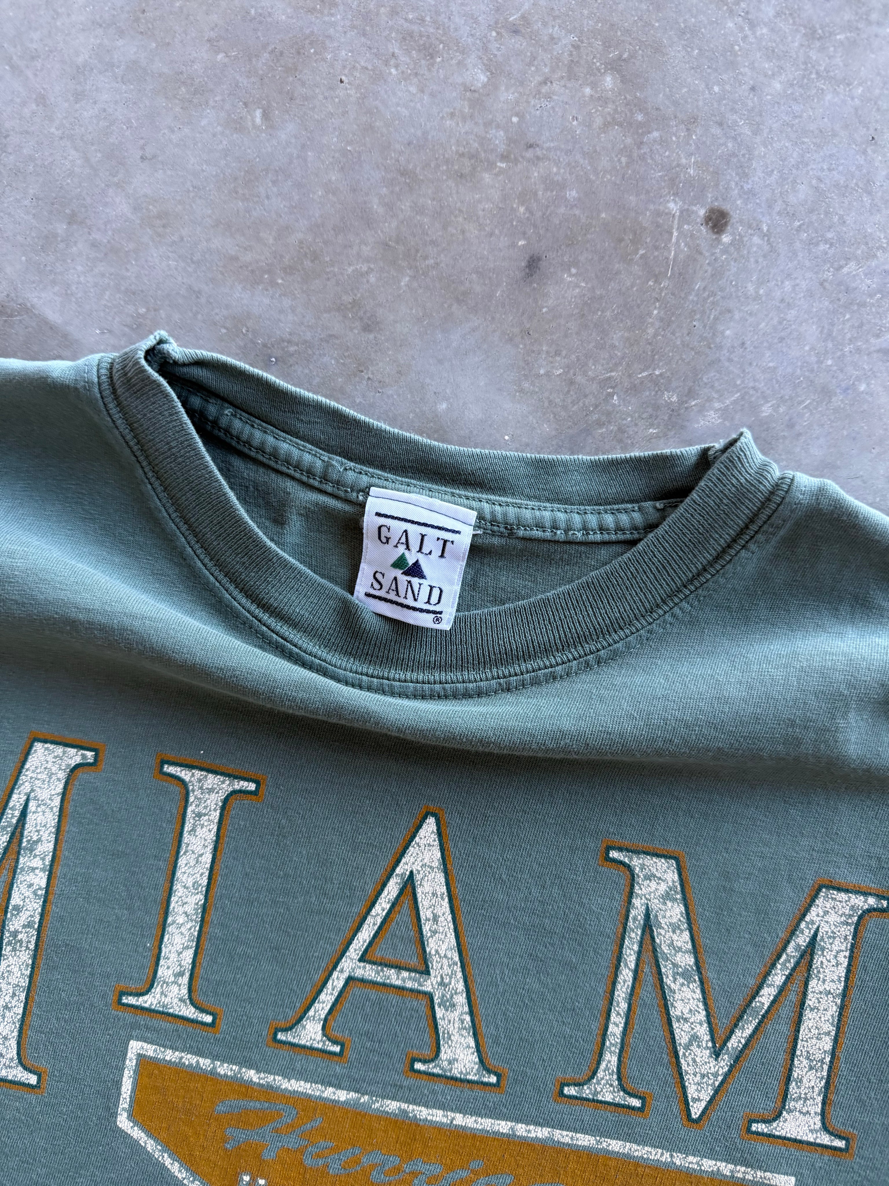 Vintage 1990s Miami Hurricanes T-shirt (XL)